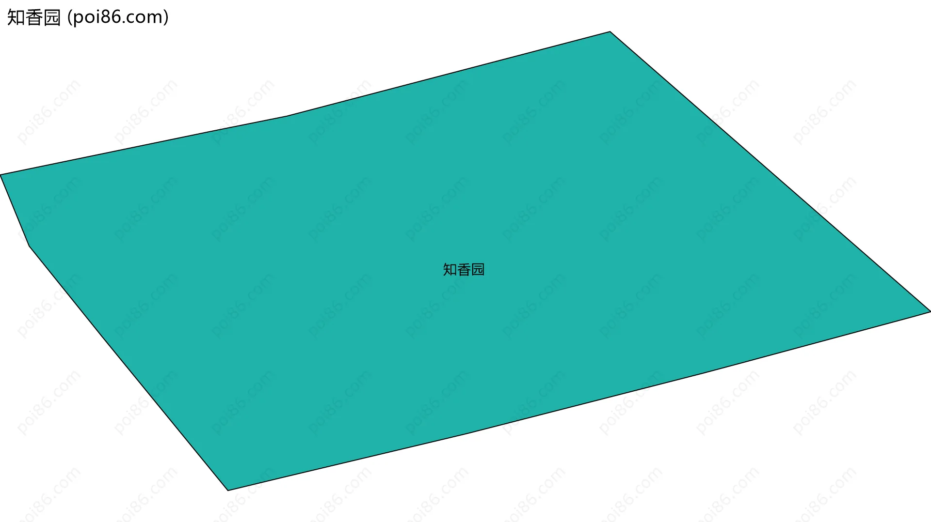 知香园边界地图