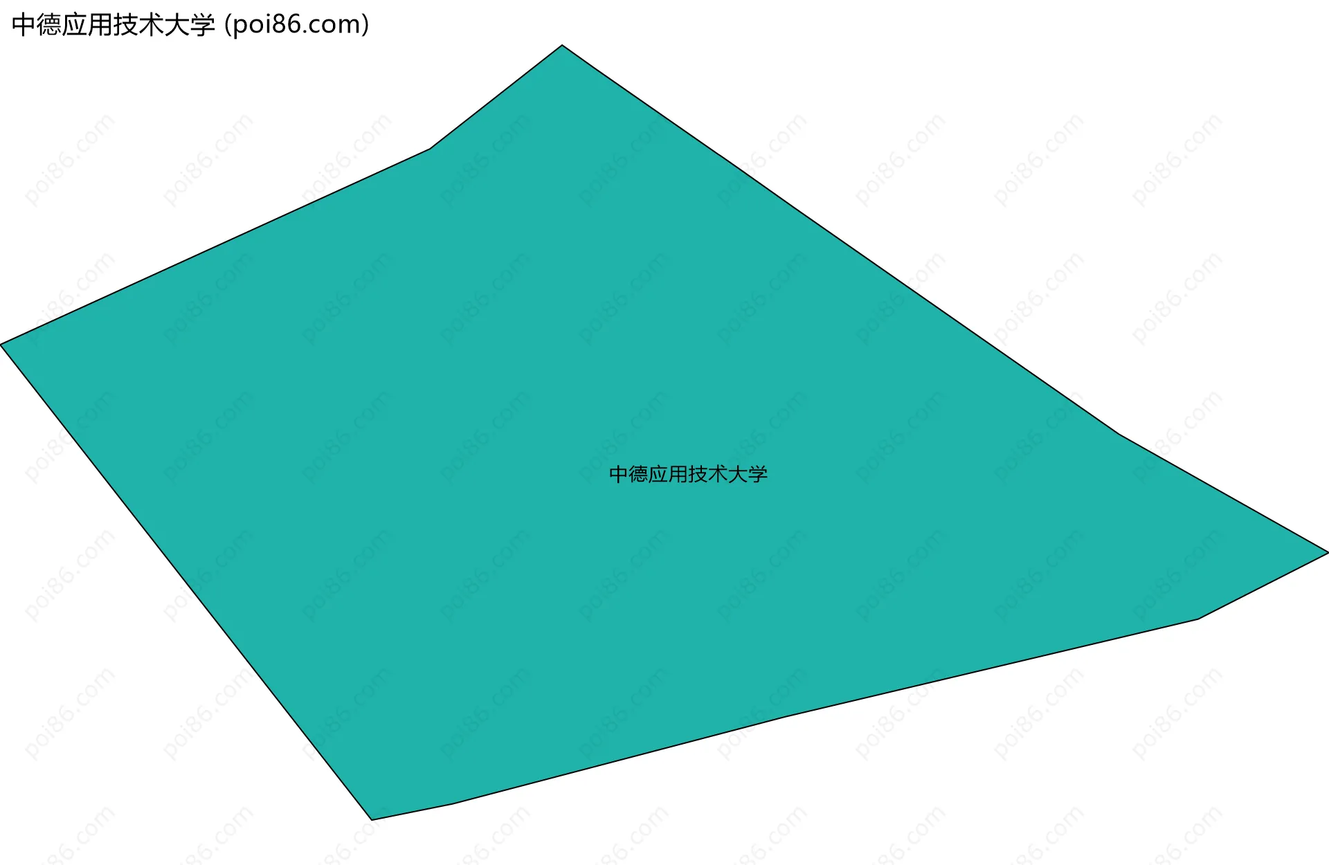 中德应用技术大学边界地图