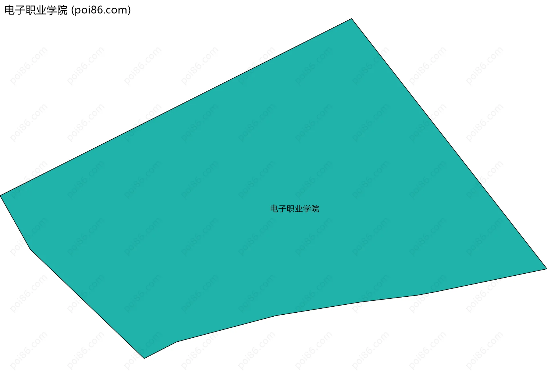 电子职业学院边界地图