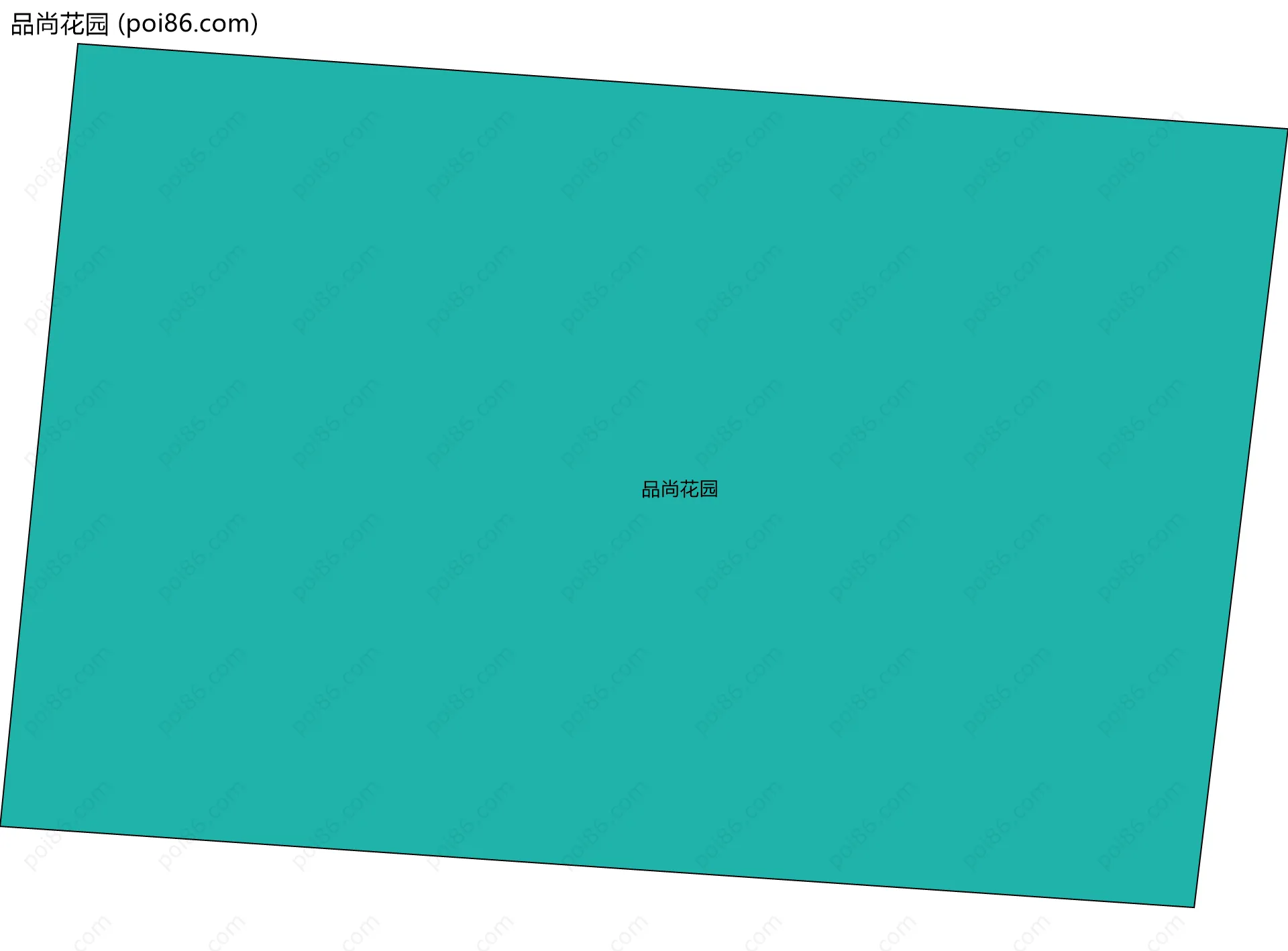 品尚花园边界地图