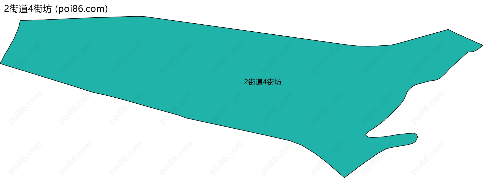 2街道4街坊边界地图