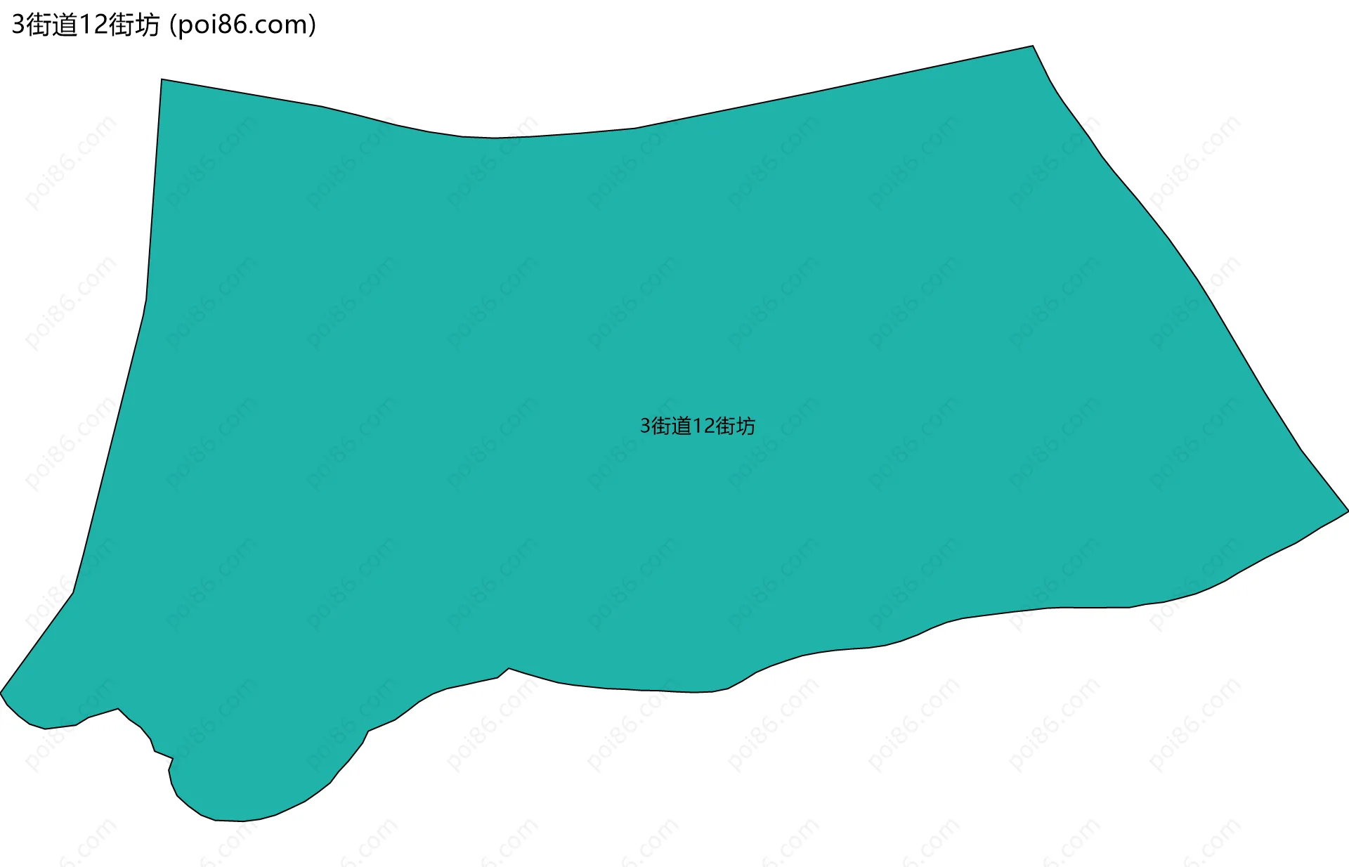 3街道12街坊边界地图