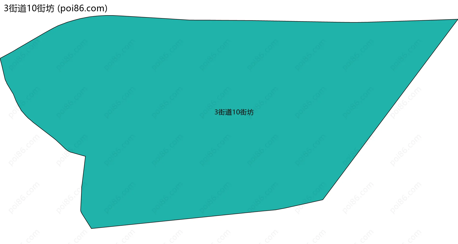 3街道10街坊边界地图