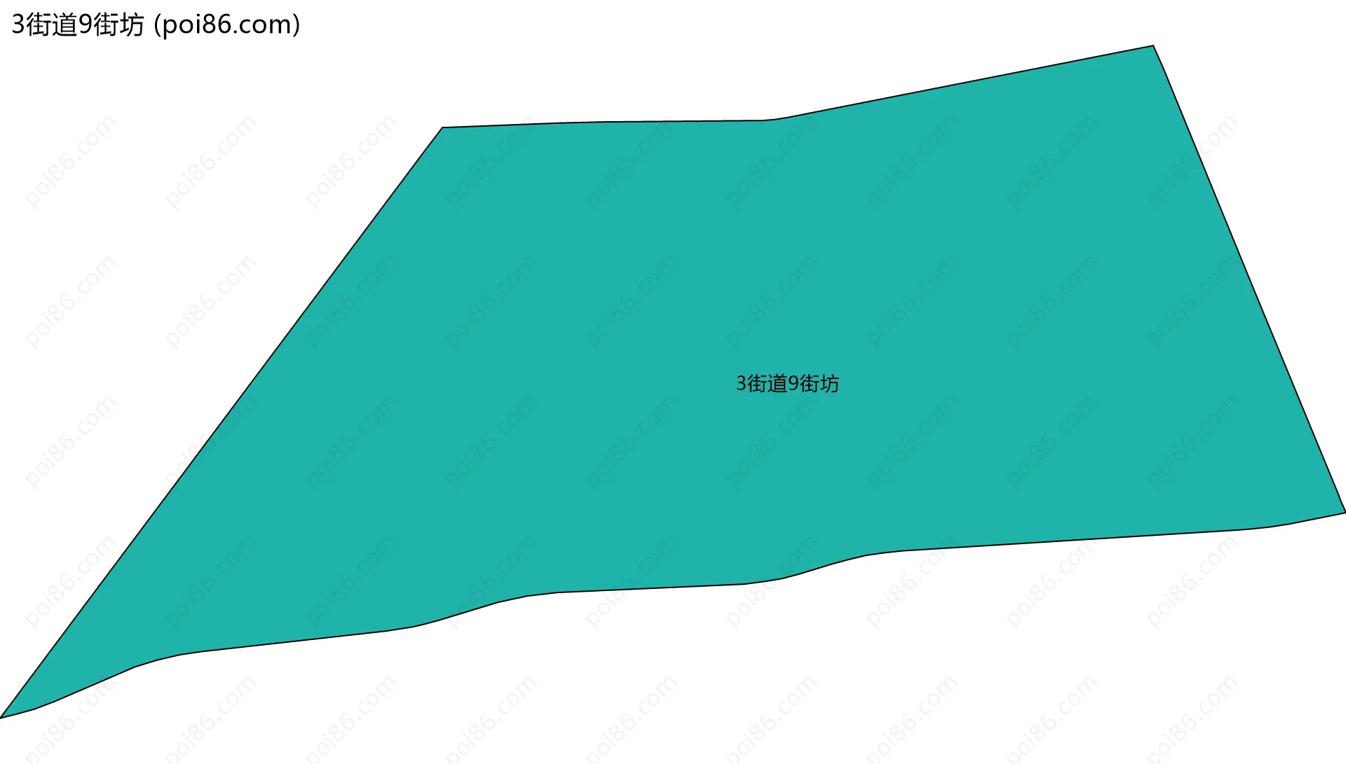 3街道9街坊边界地图