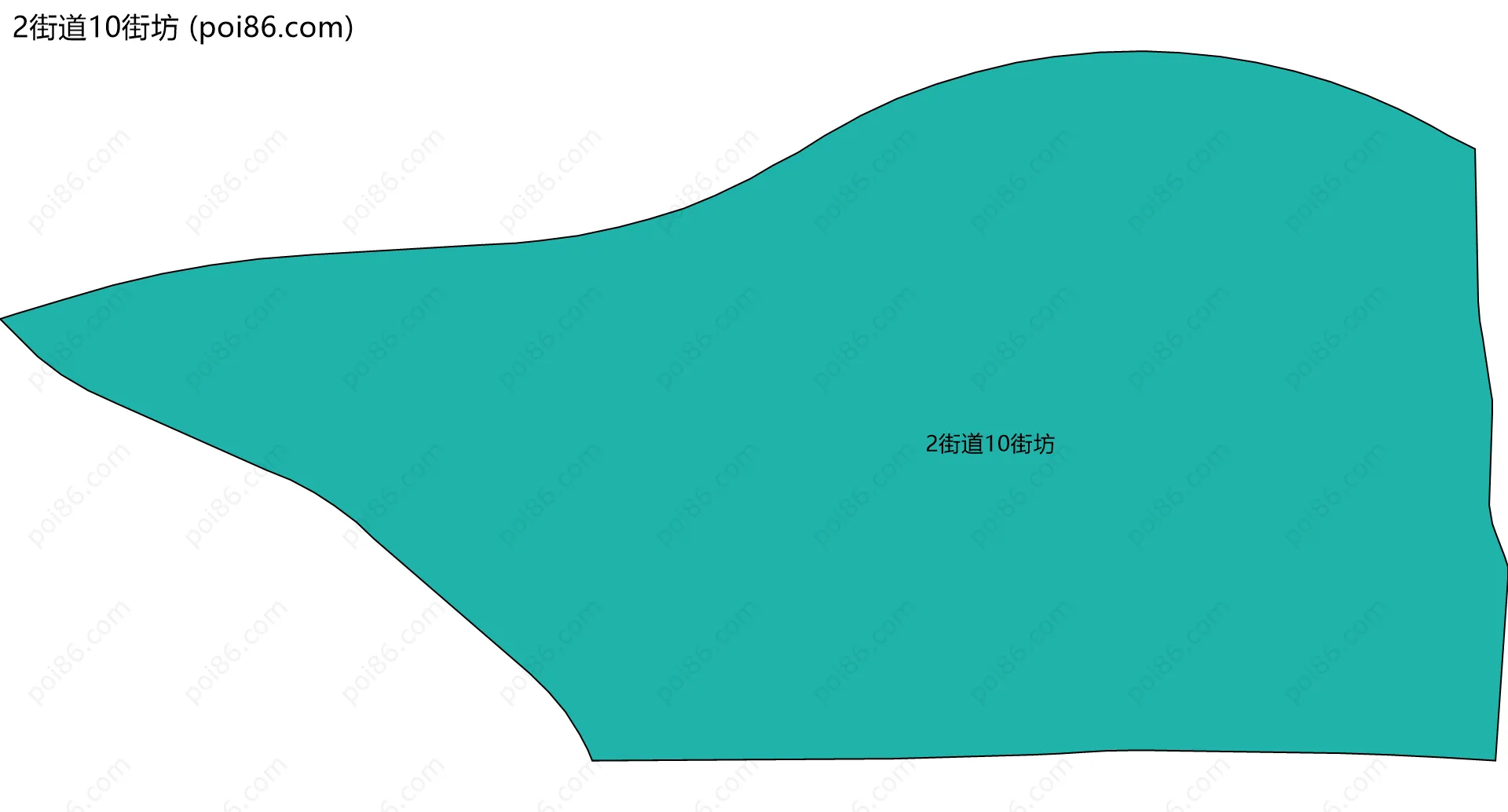 2街道10街坊边界地图