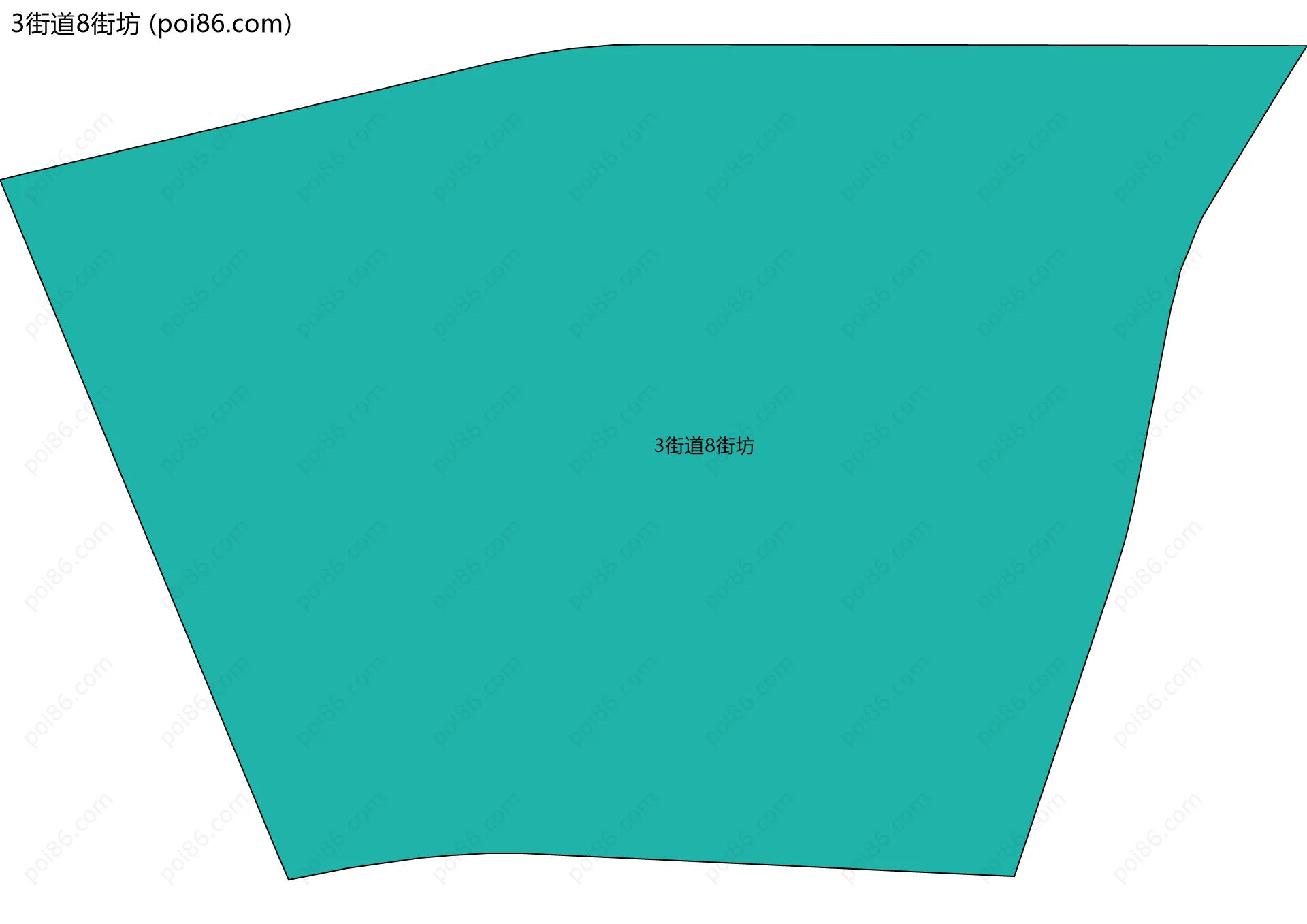 3街道8街坊边界地图