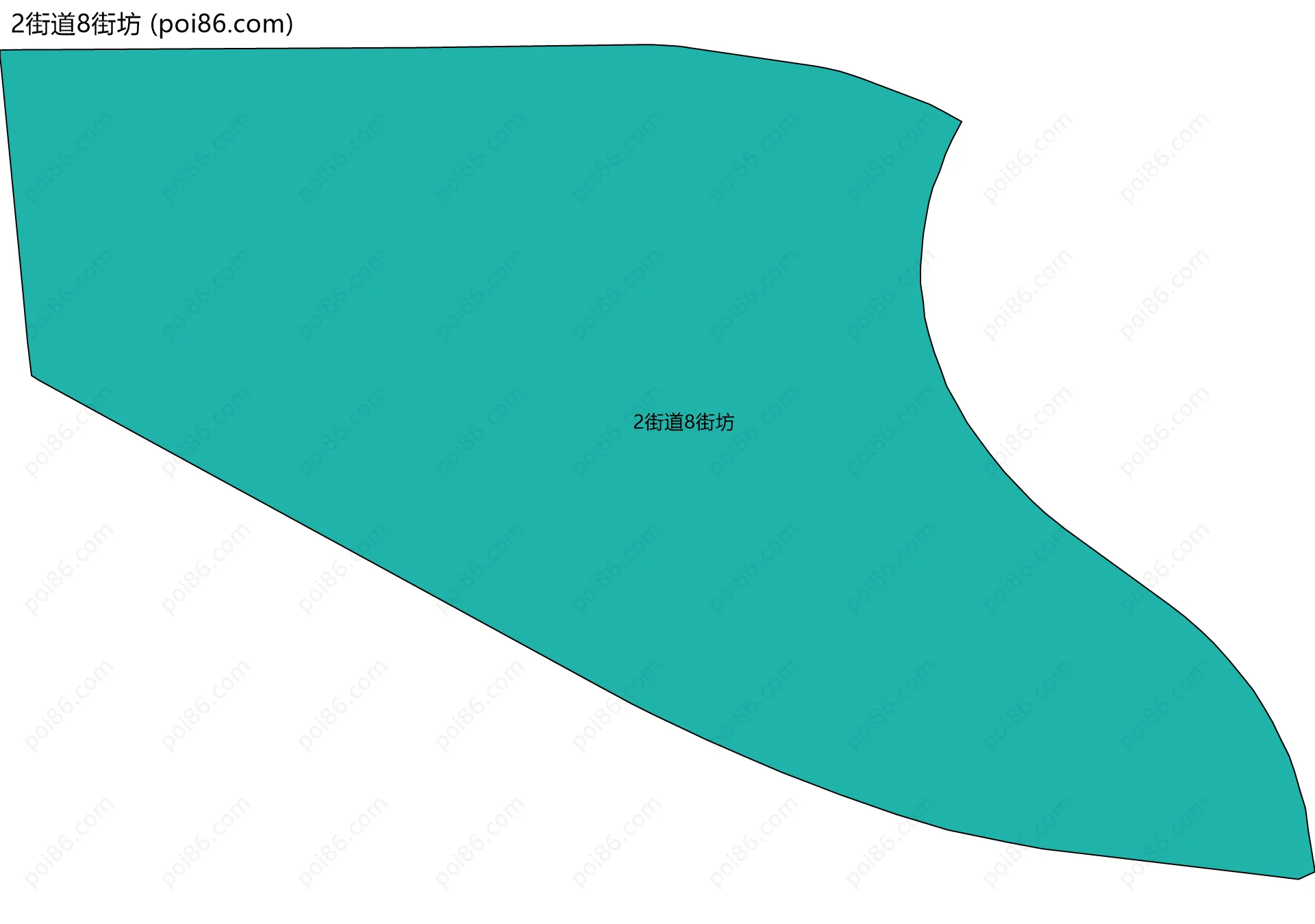 2街道8街坊边界地图