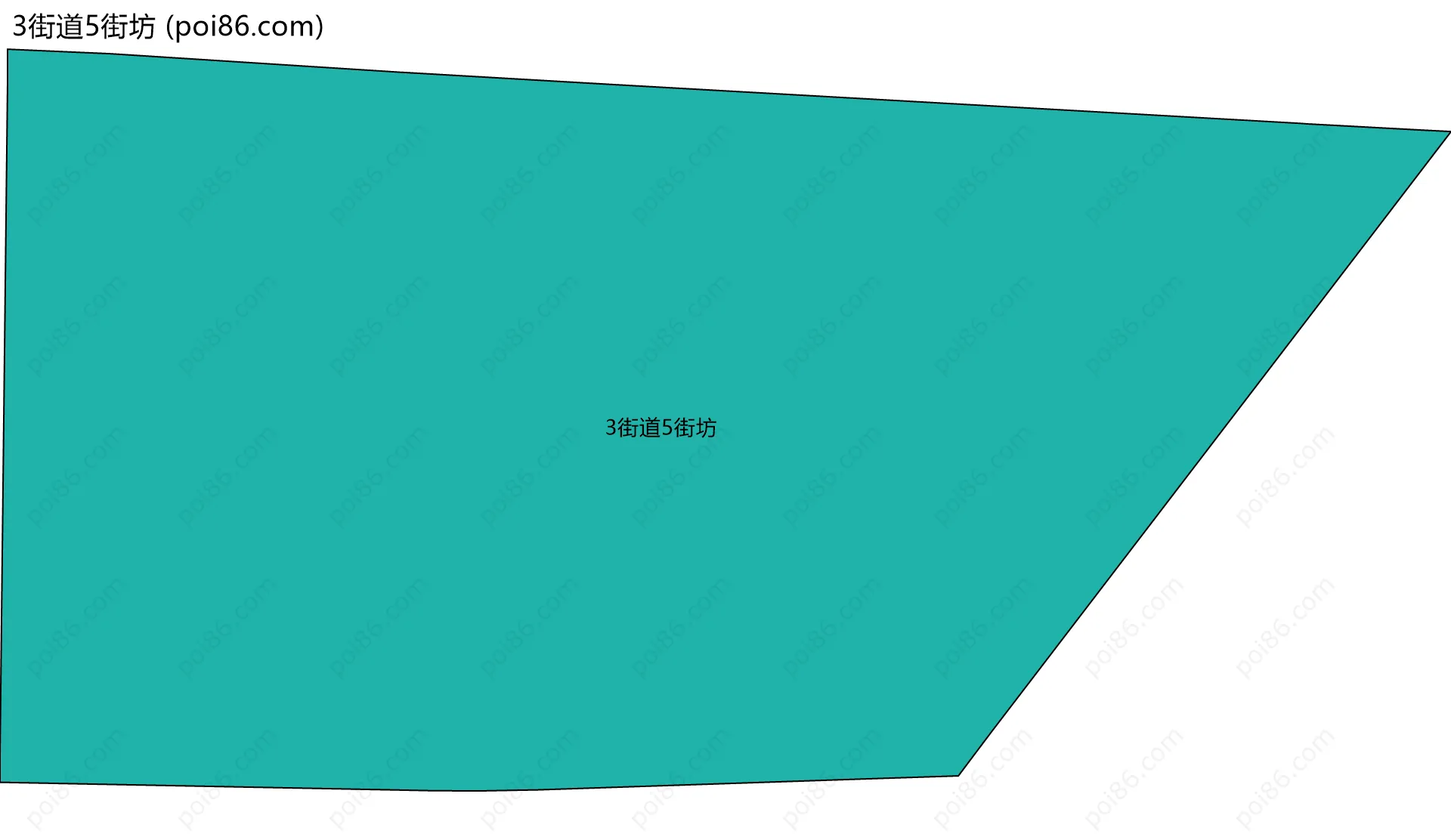3街道5街坊边界地图