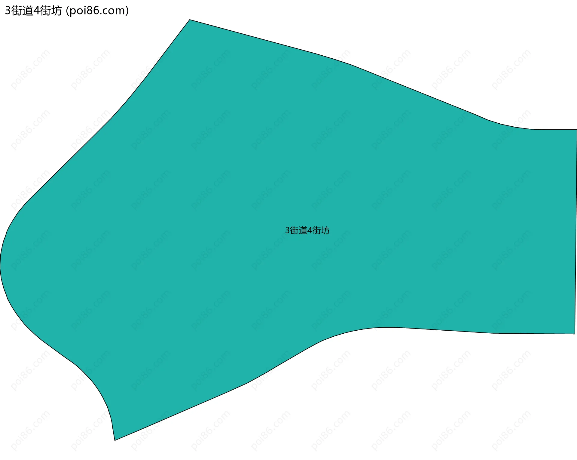3街道4街坊边界地图