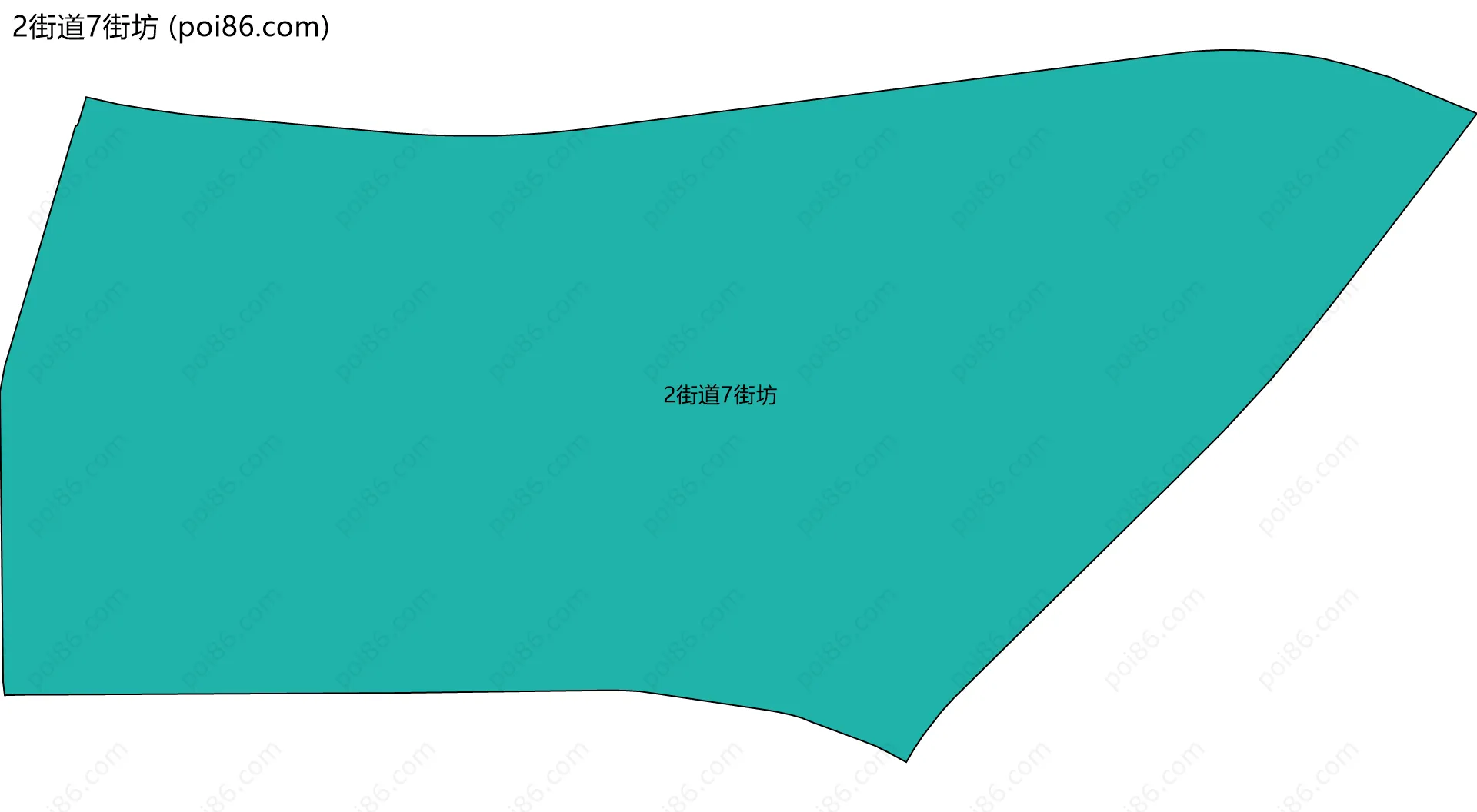 2街道7街坊边界地图