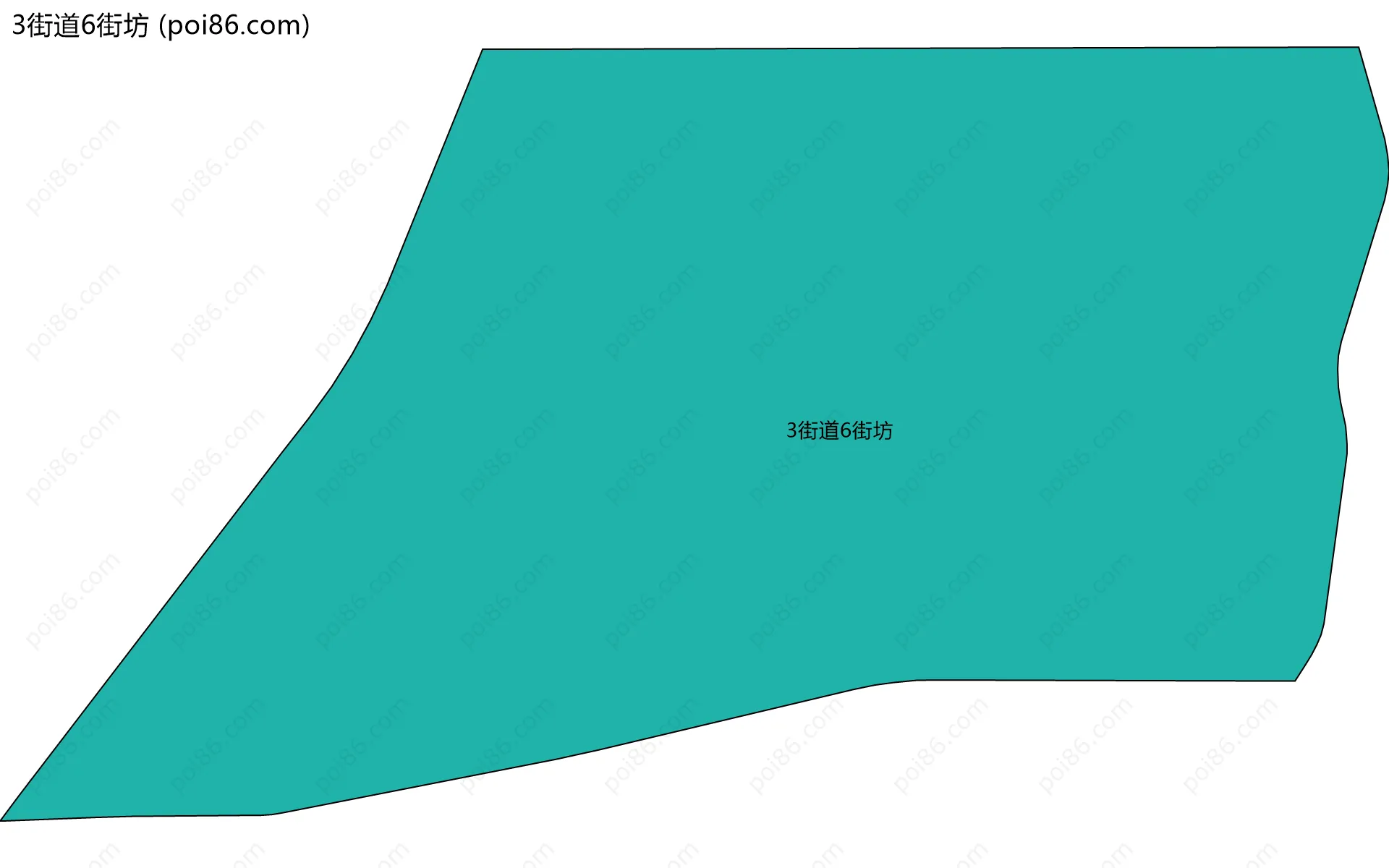 3街道6街坊边界地图
