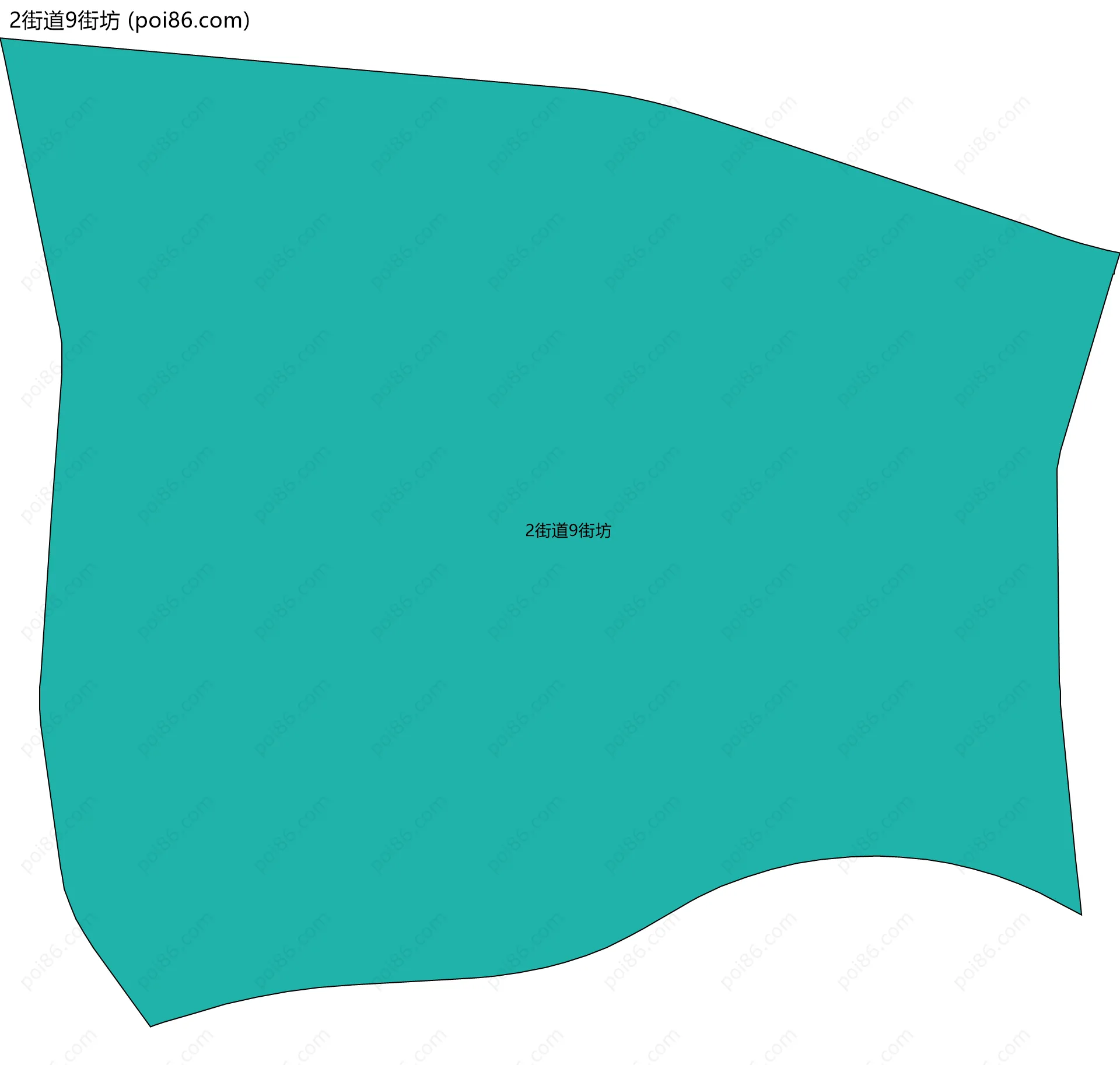 2街道9街坊边界地图