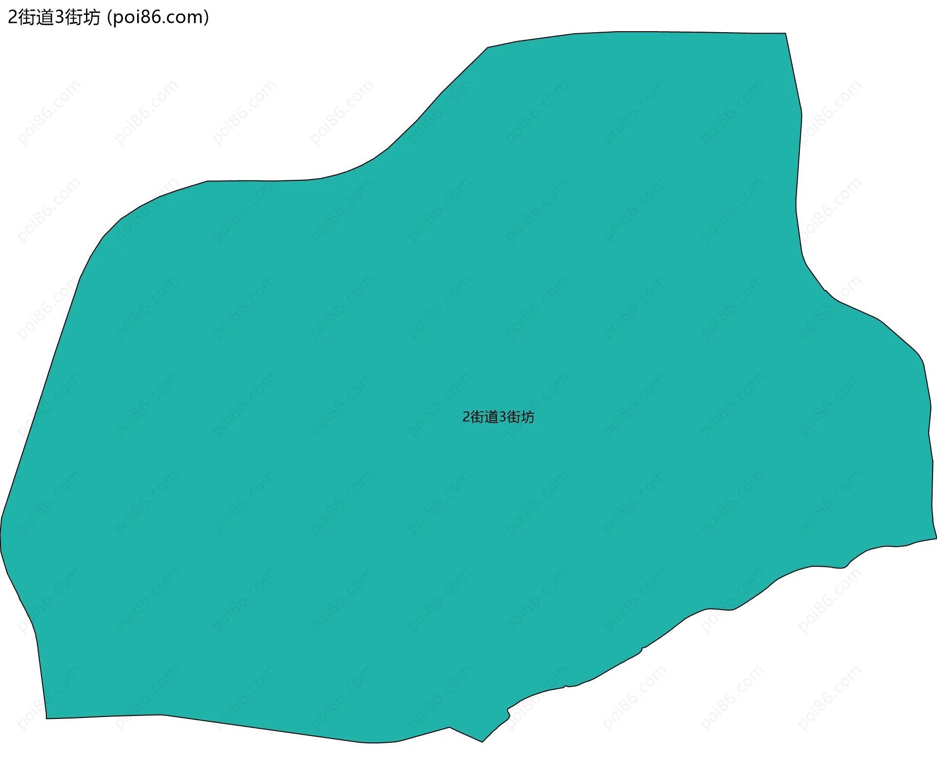 2街道3街坊边界地图