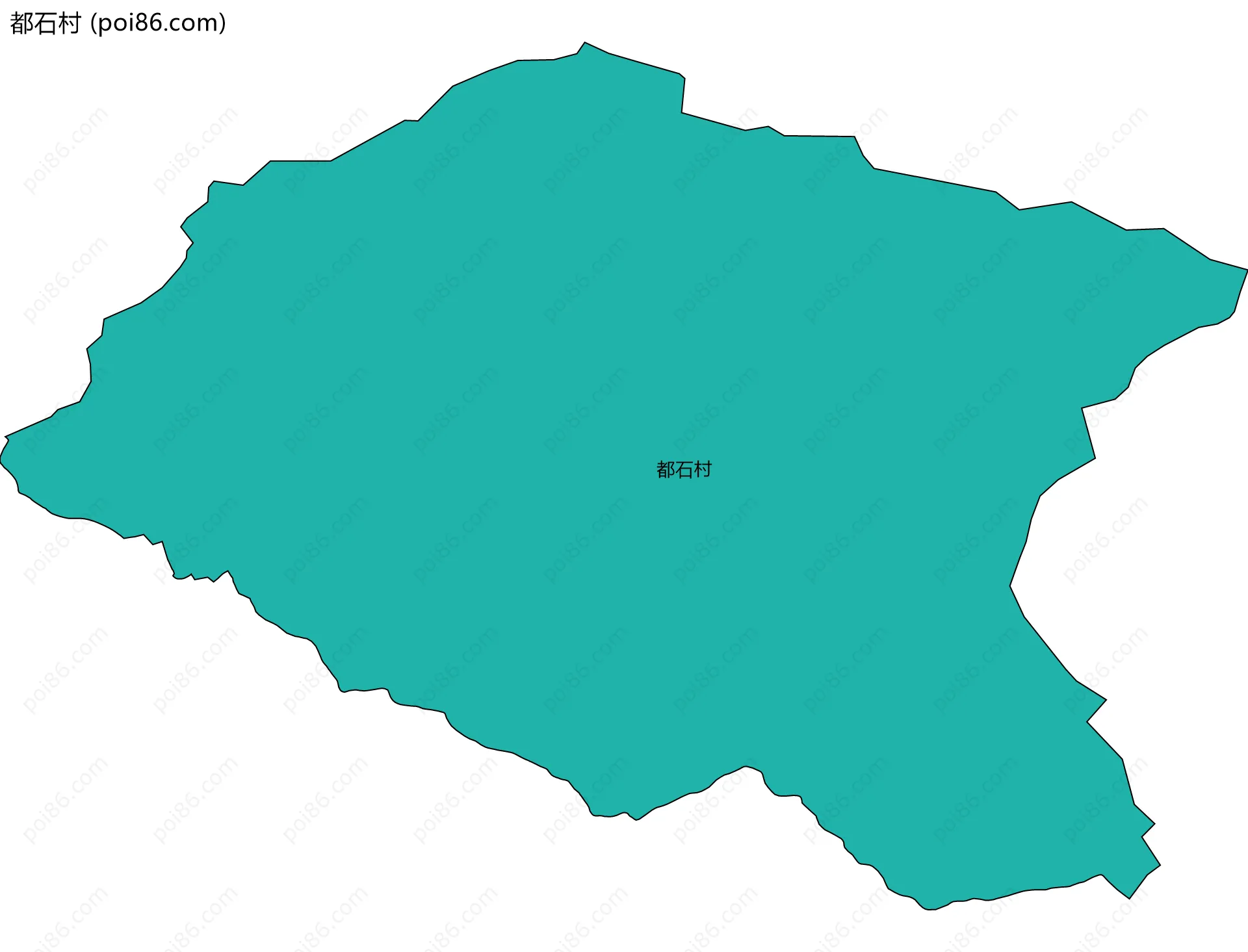 都石村边界地图