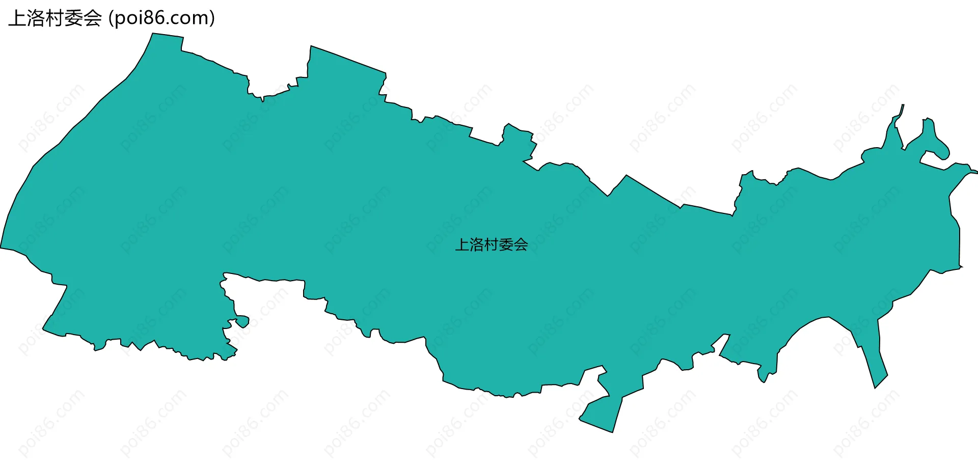上洛村委会边界地图