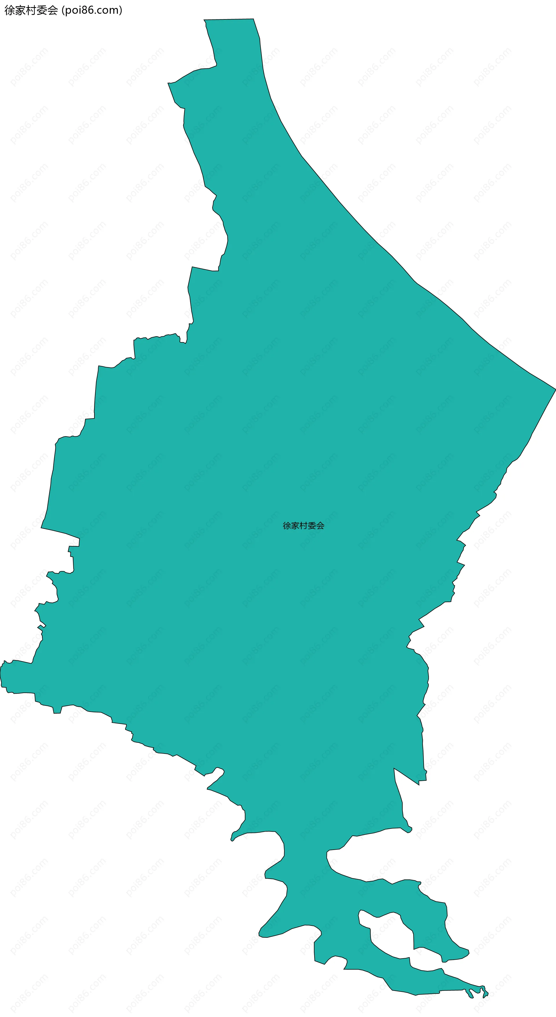 徐家村委会边界地图