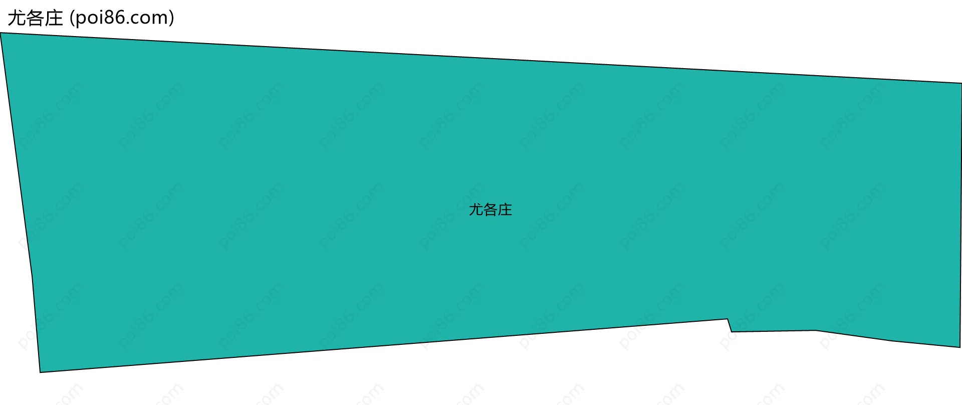 尤各庄边界地图