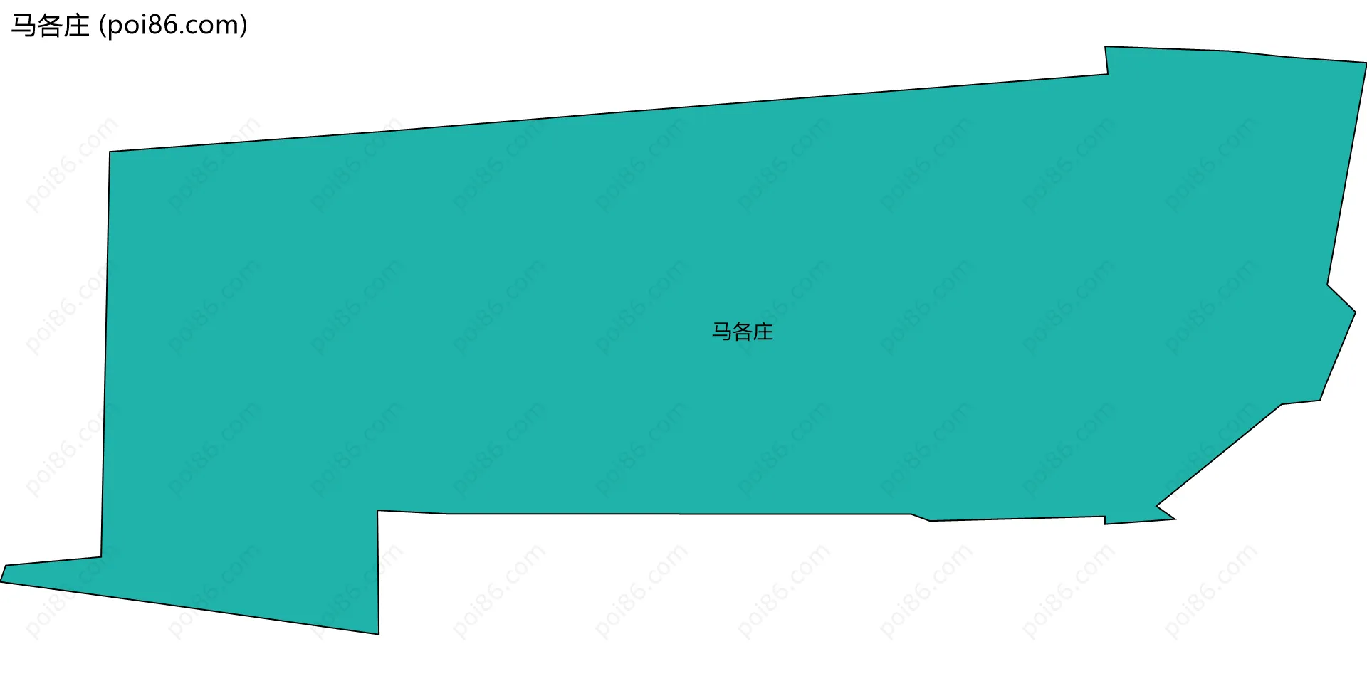 马各庄边界地图