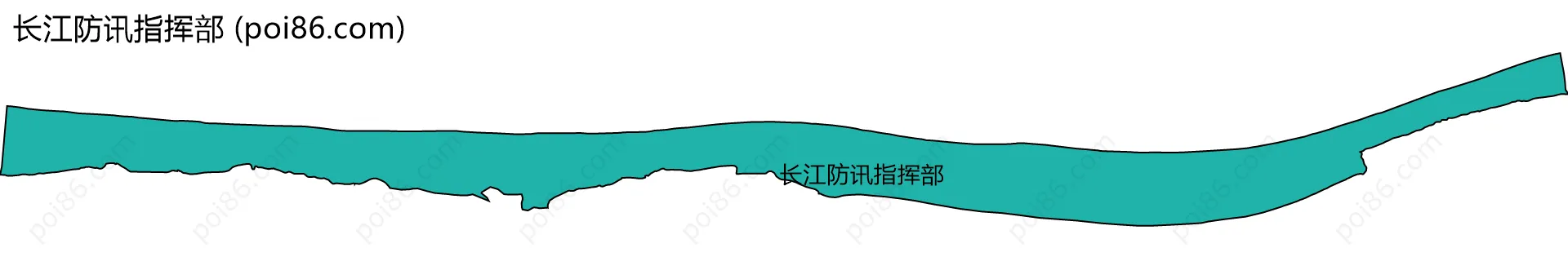 长江防讯指挥部边界地图