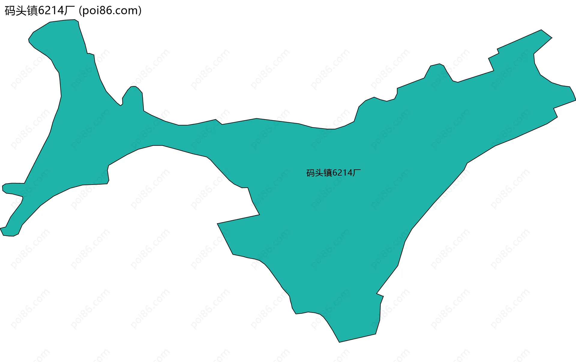 码头镇6214厂边界地图