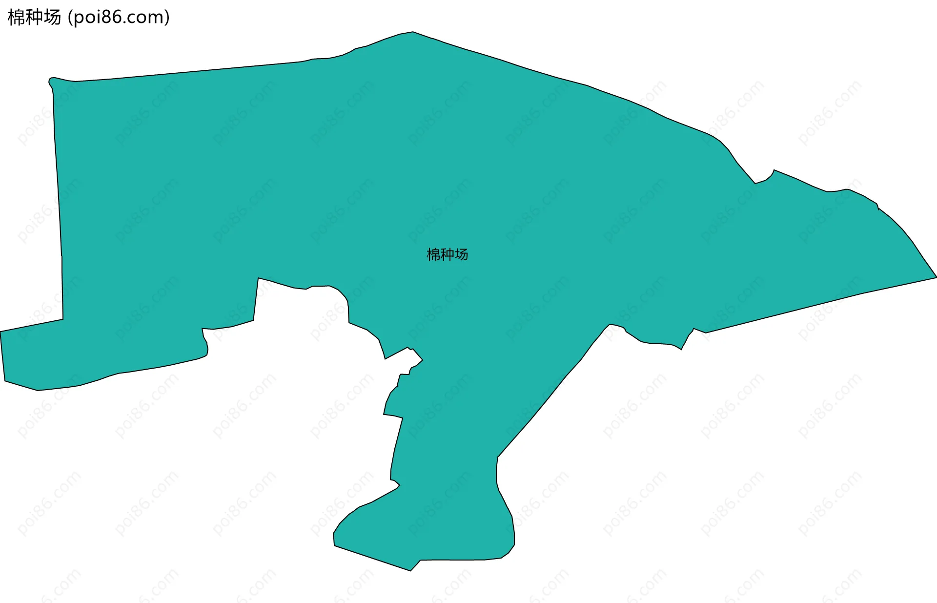 棉种场边界地图