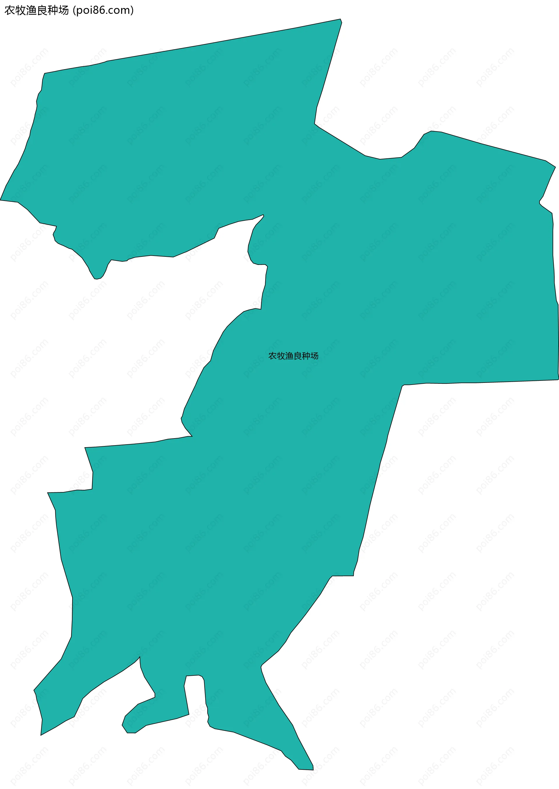 农牧渔良种场边界地图