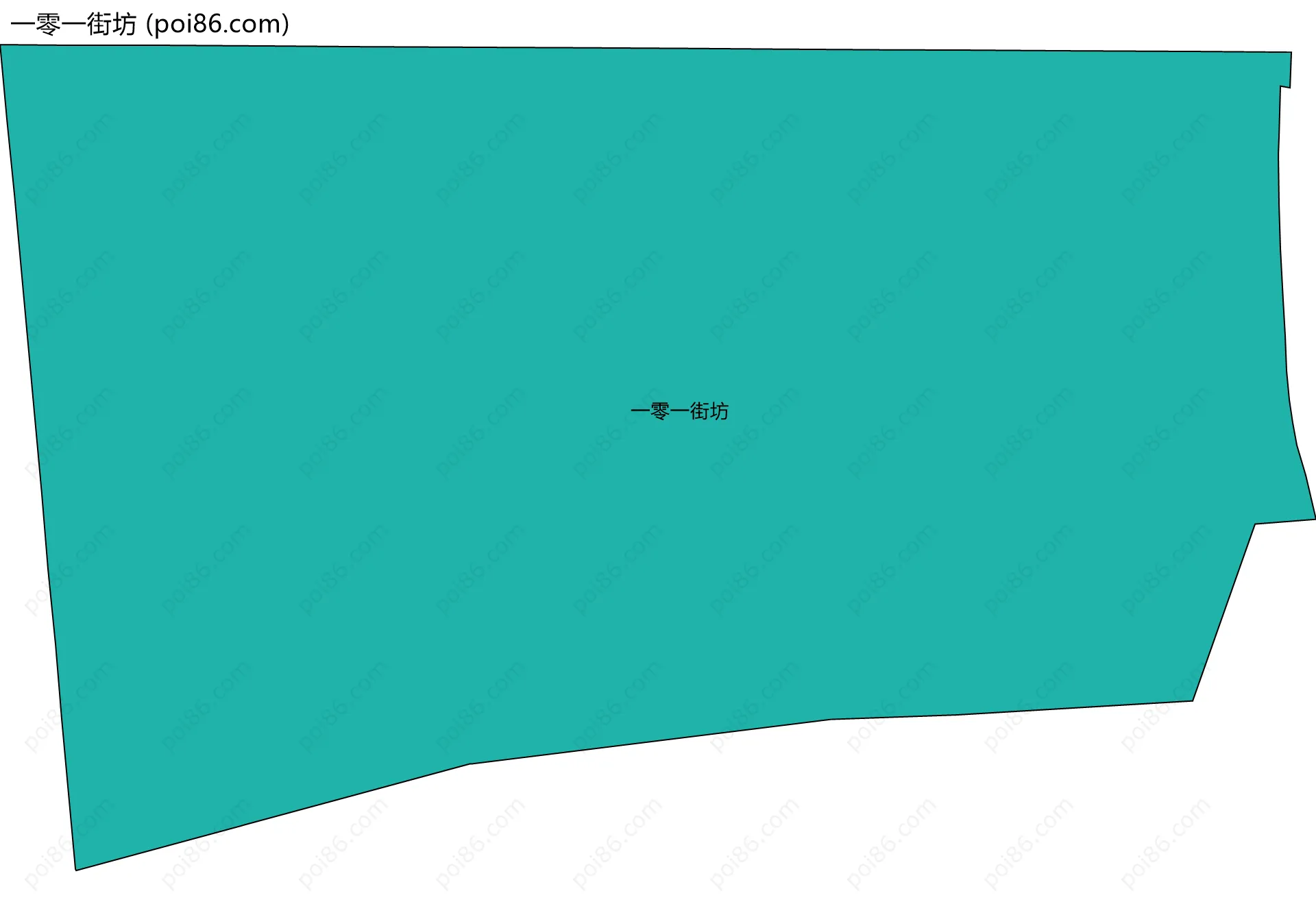 一零一街坊边界地图