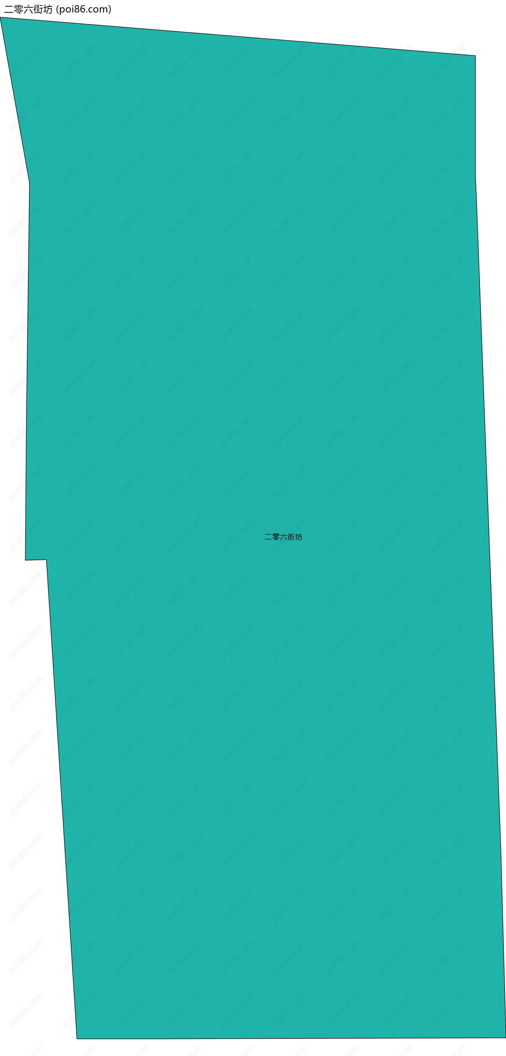 二零六街坊边界地图