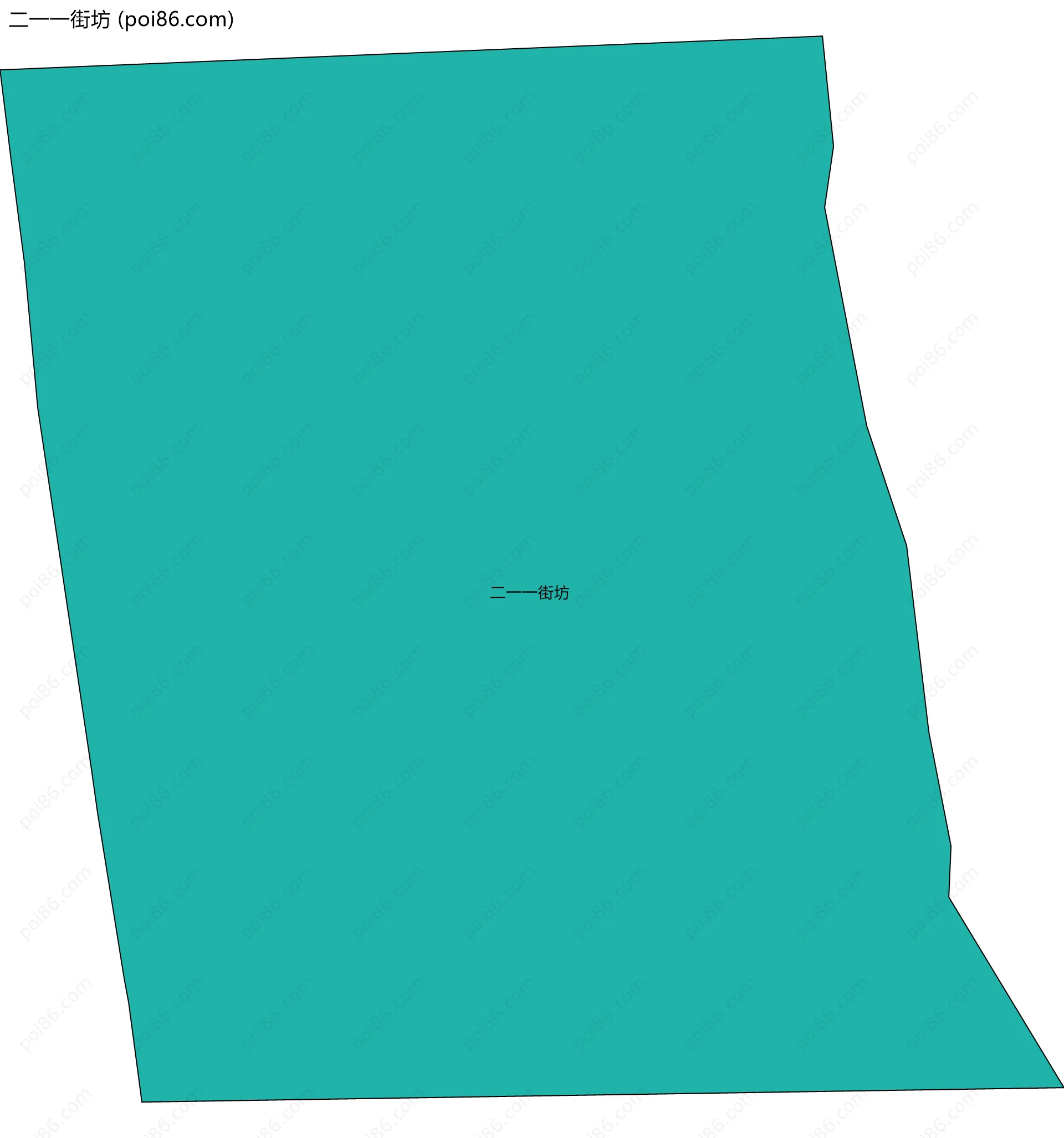 二一一街坊边界地图
