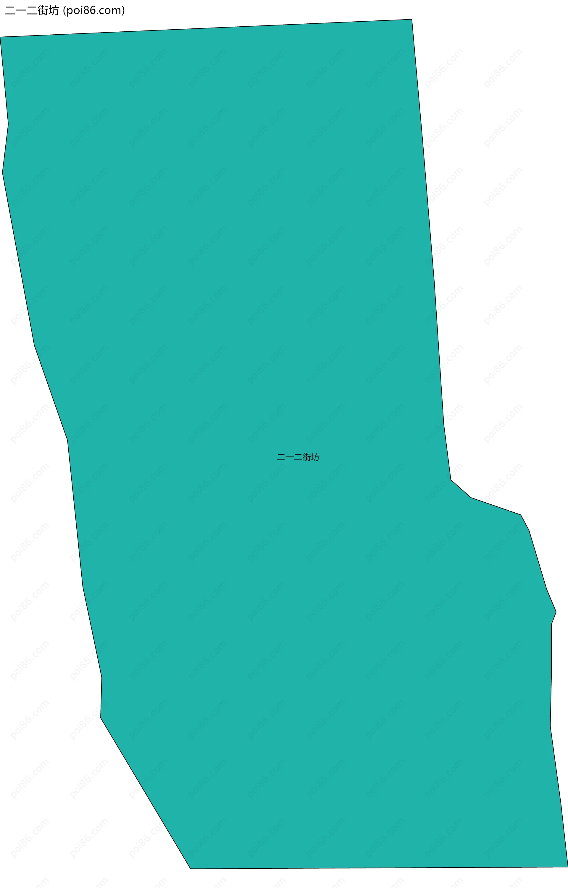 二一二街坊边界地图