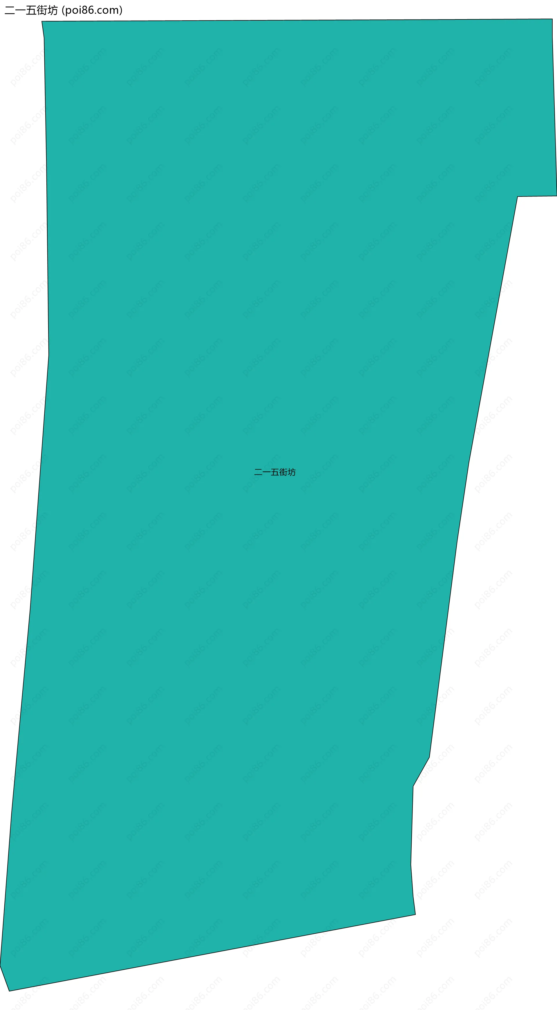 二一五街坊边界地图