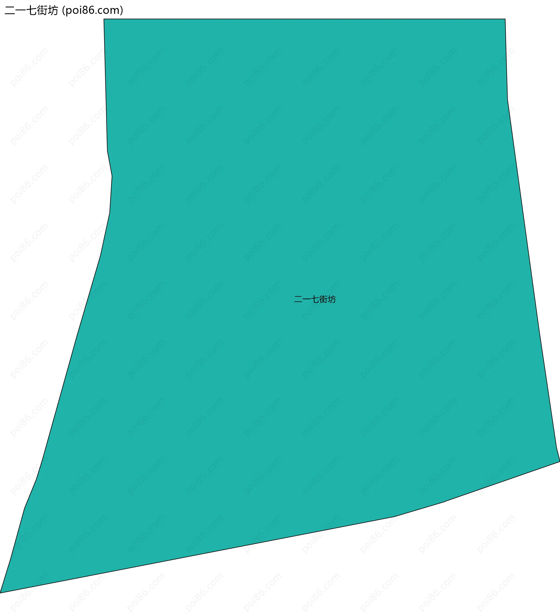 二一七街坊边界地图