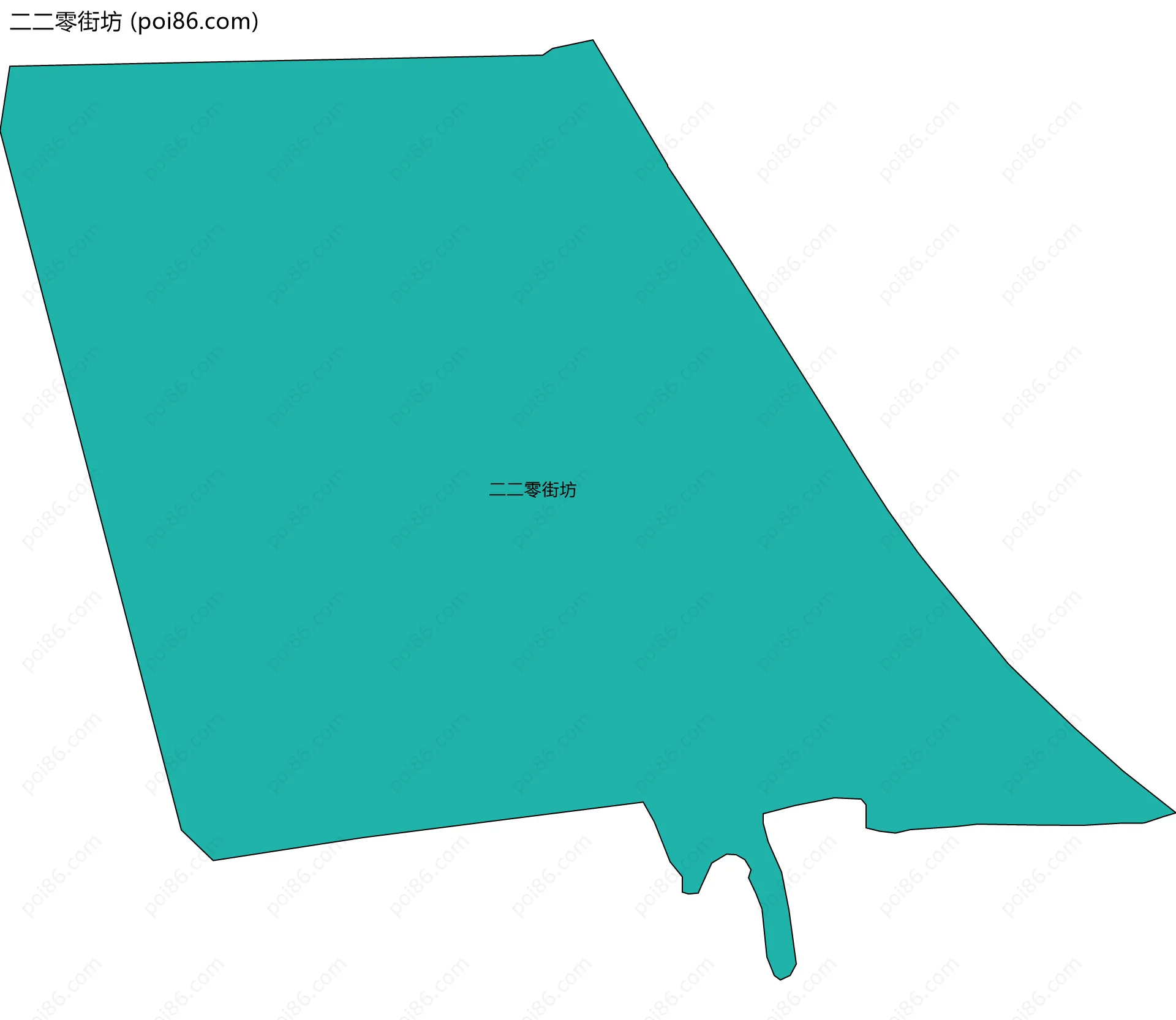 二二零街坊边界地图