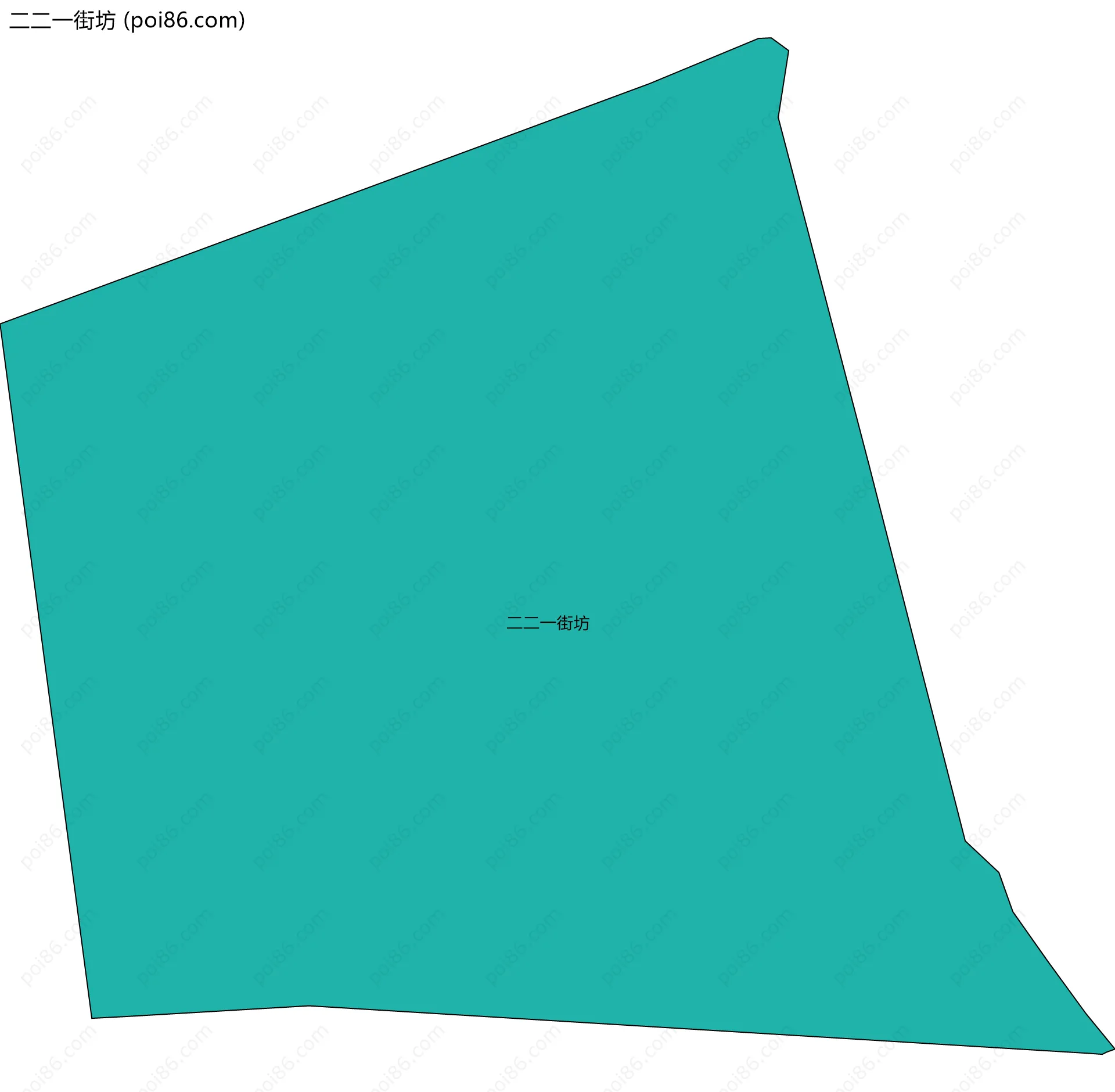 二二一街坊边界地图