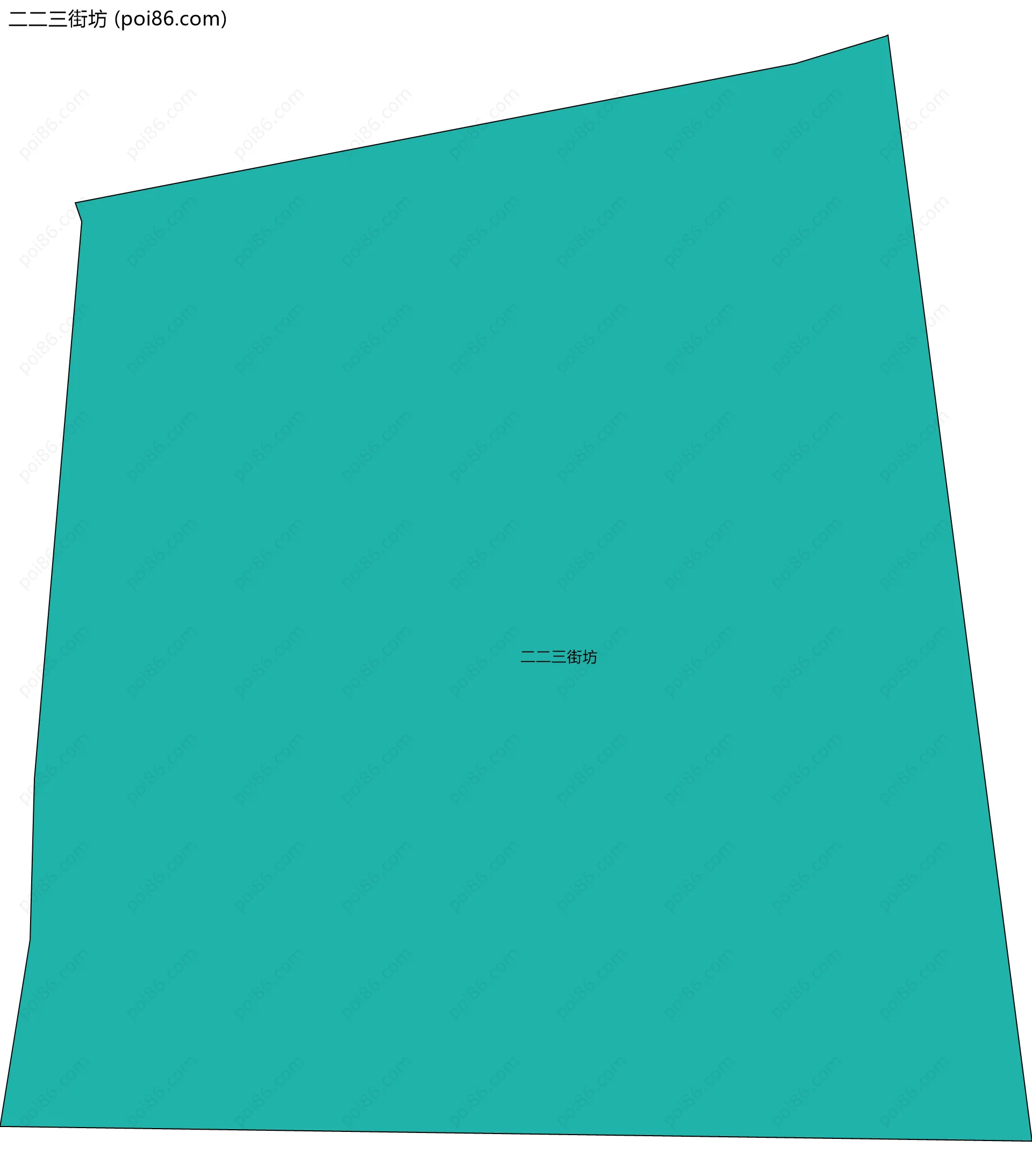 二二三街坊边界地图