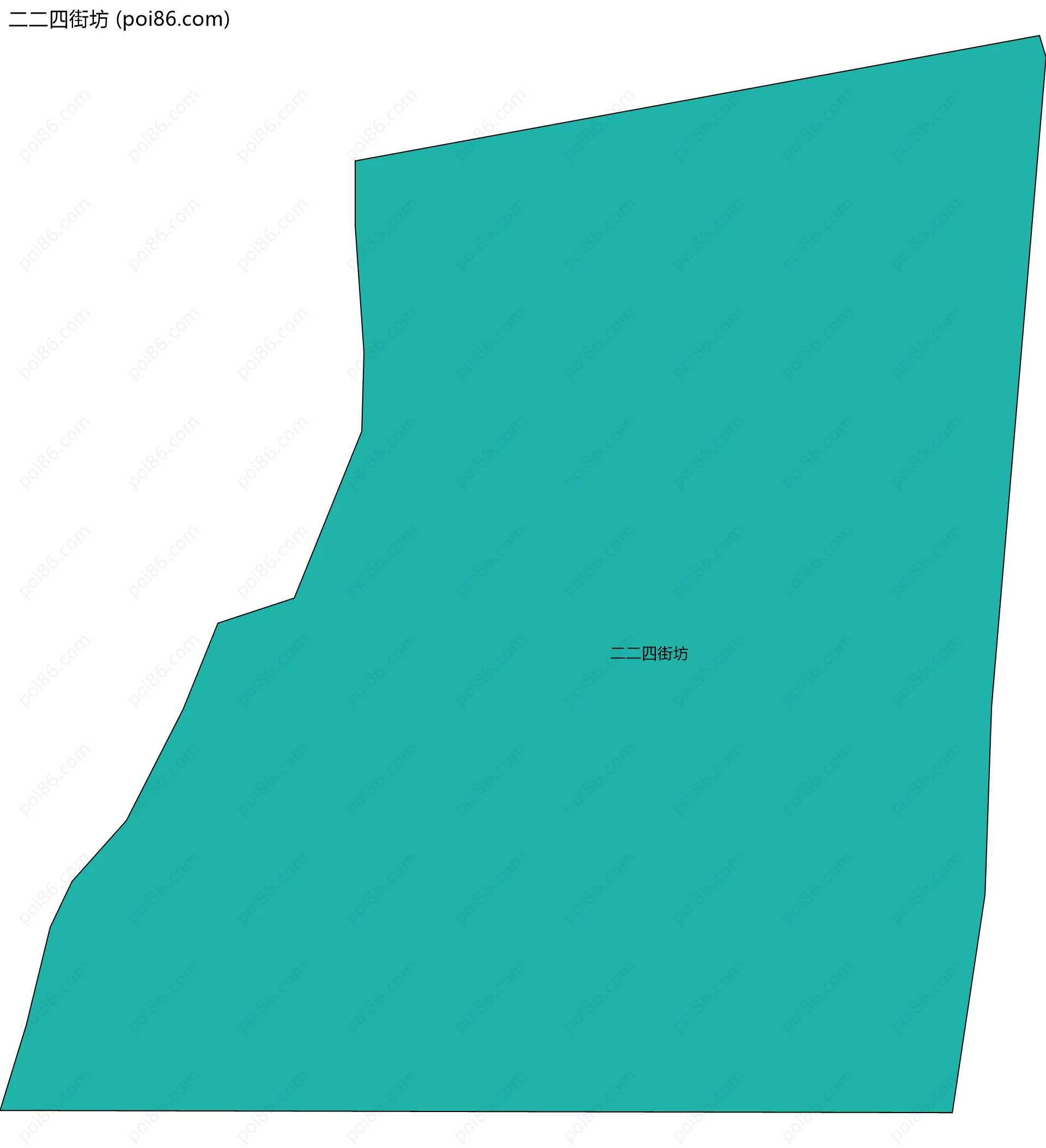 二二四街坊边界地图