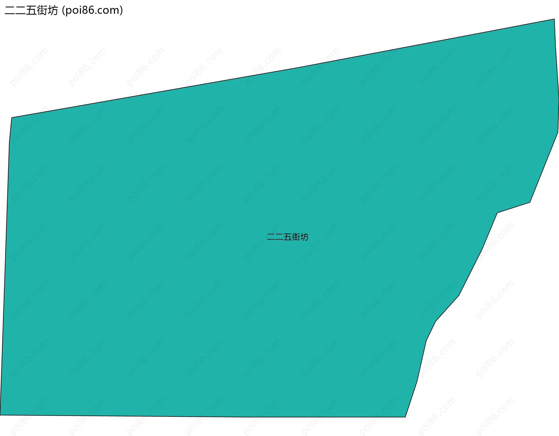 二二五街坊边界地图