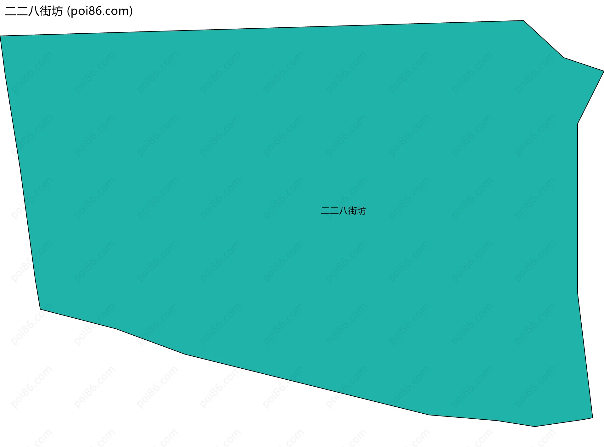 二二八街坊边界地图