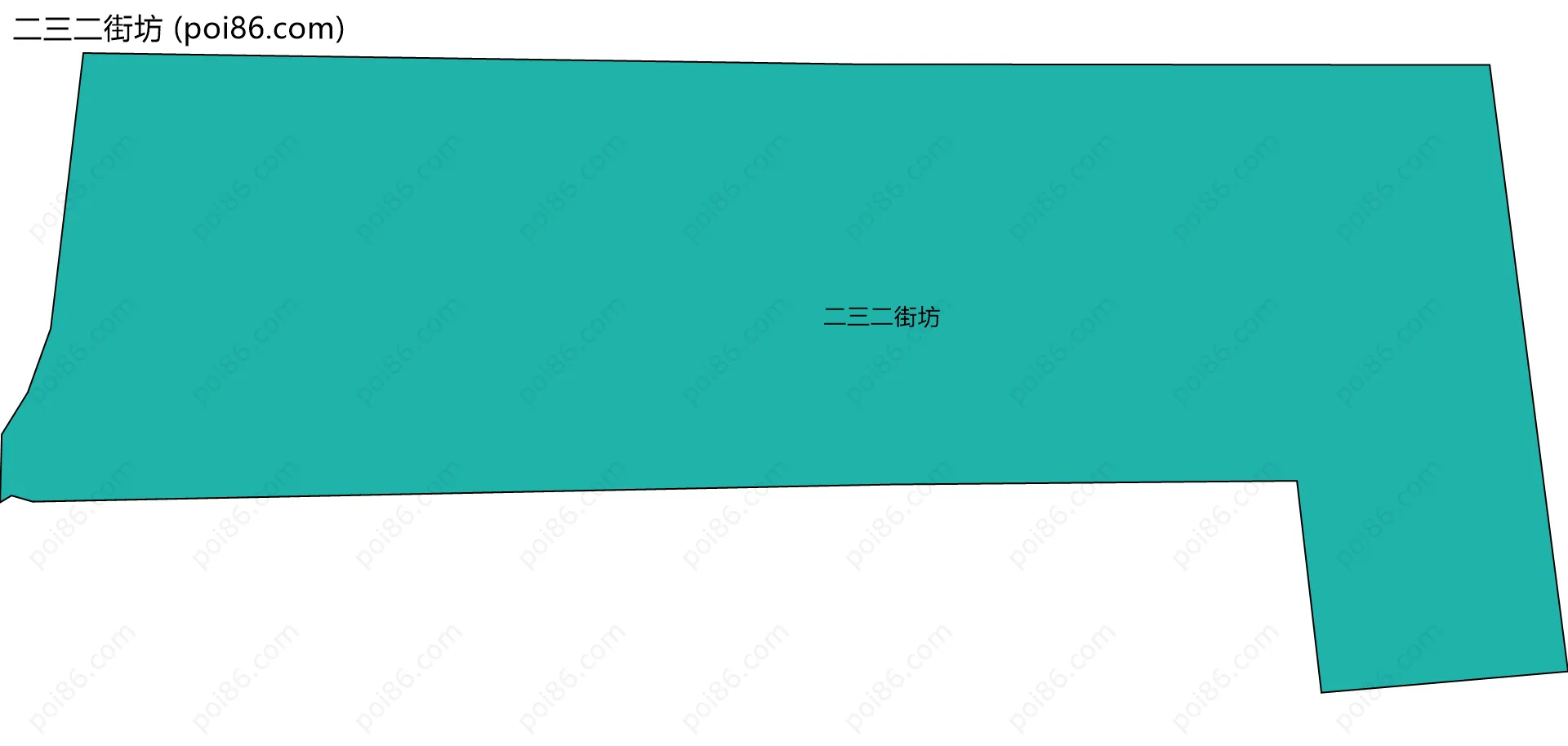 二三二街坊边界地图