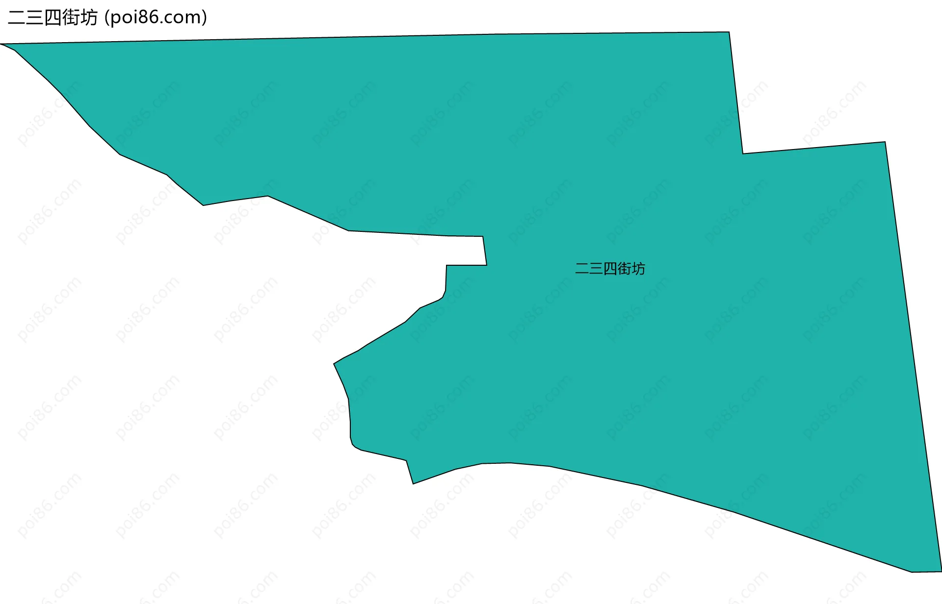 二三四街坊边界地图