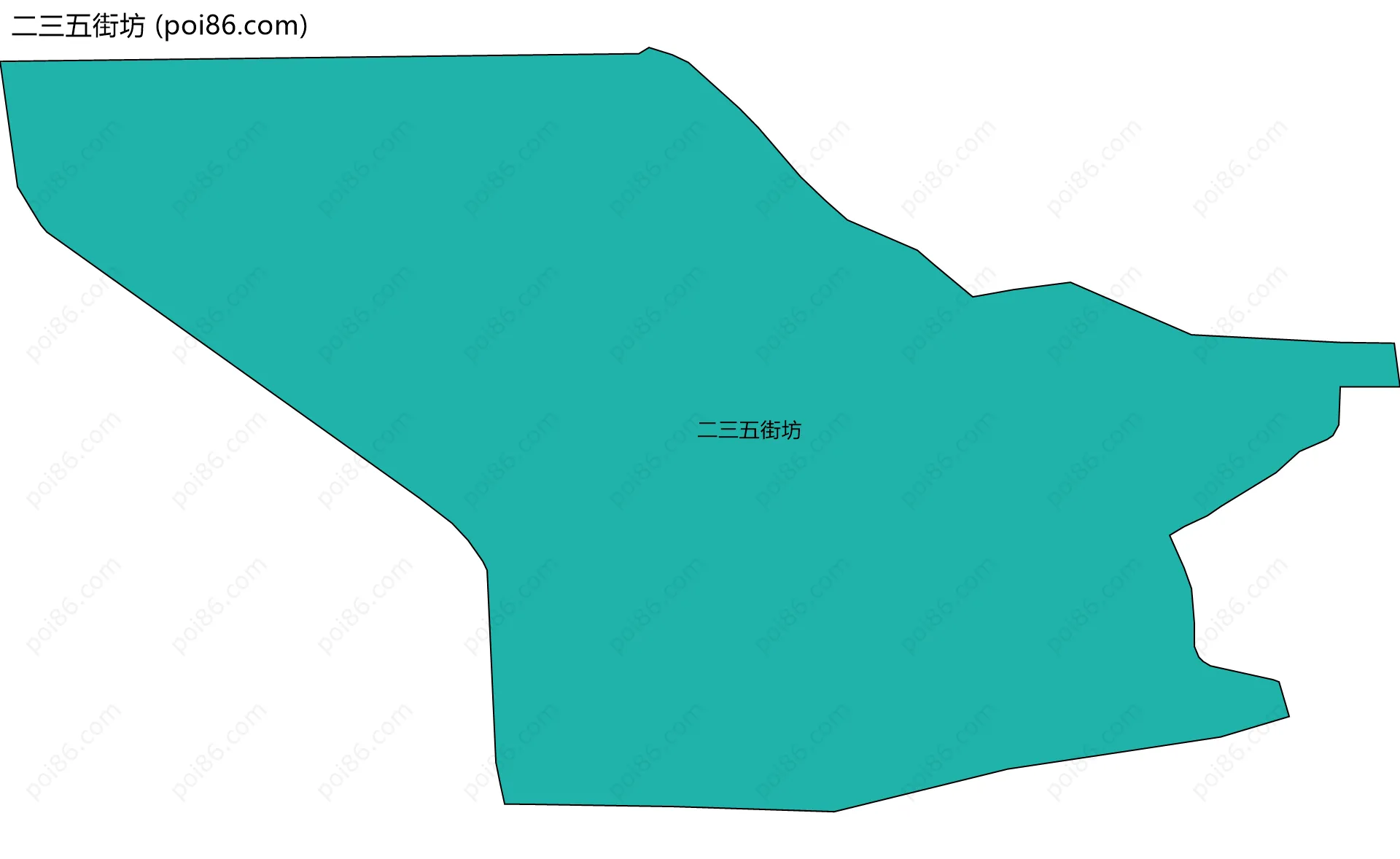 二三五街坊边界地图