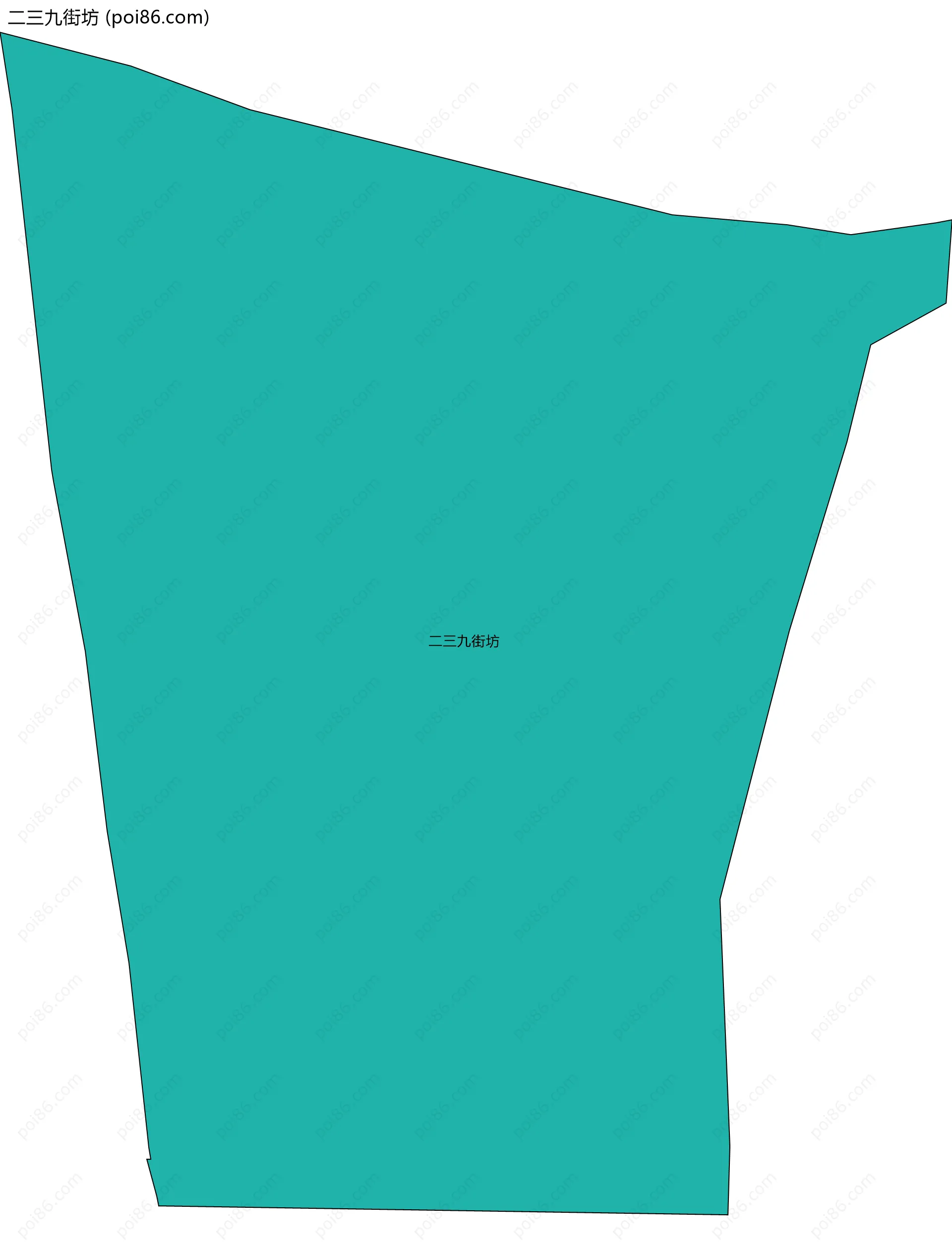 二三九街坊边界地图