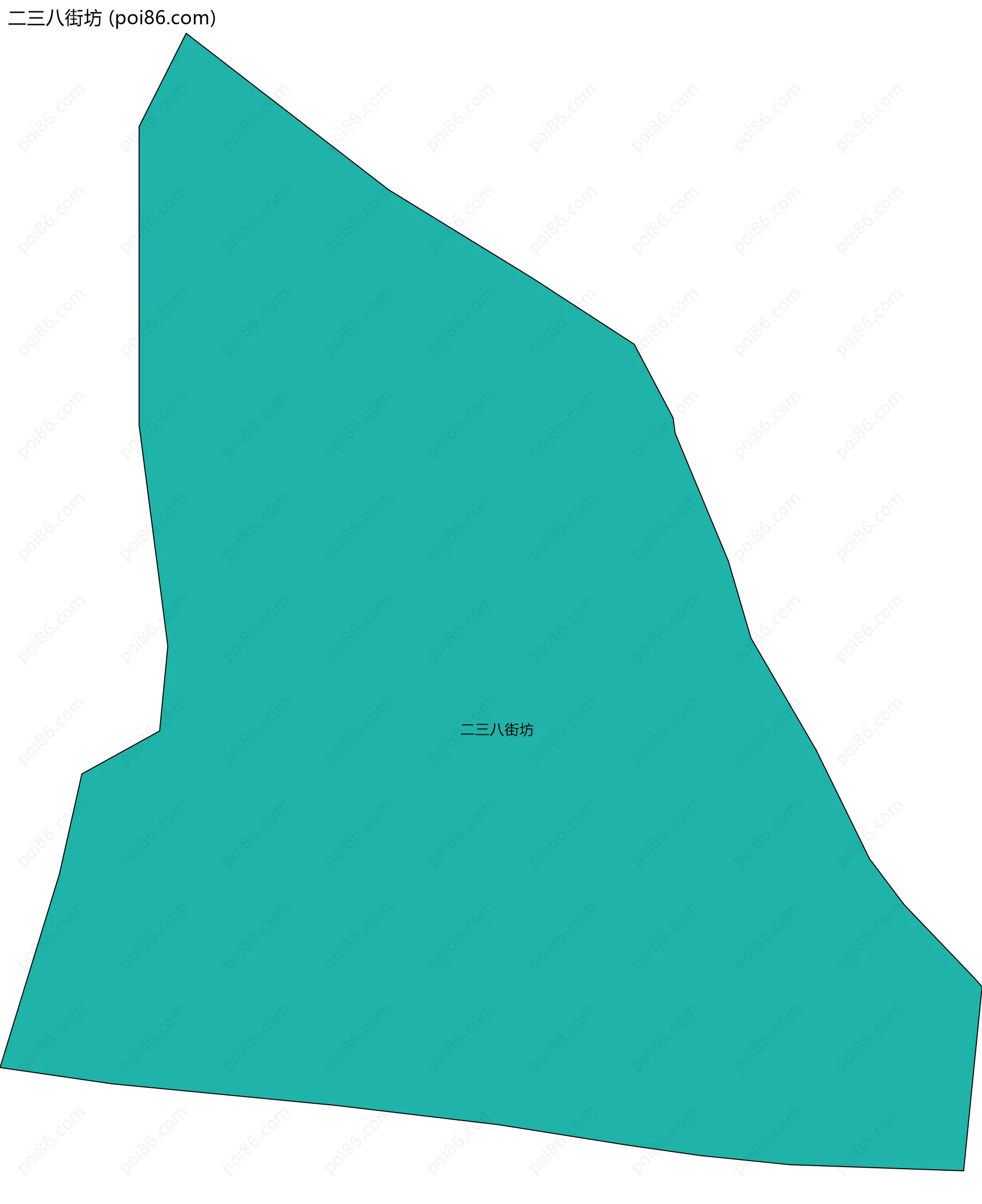 二三八街坊边界地图