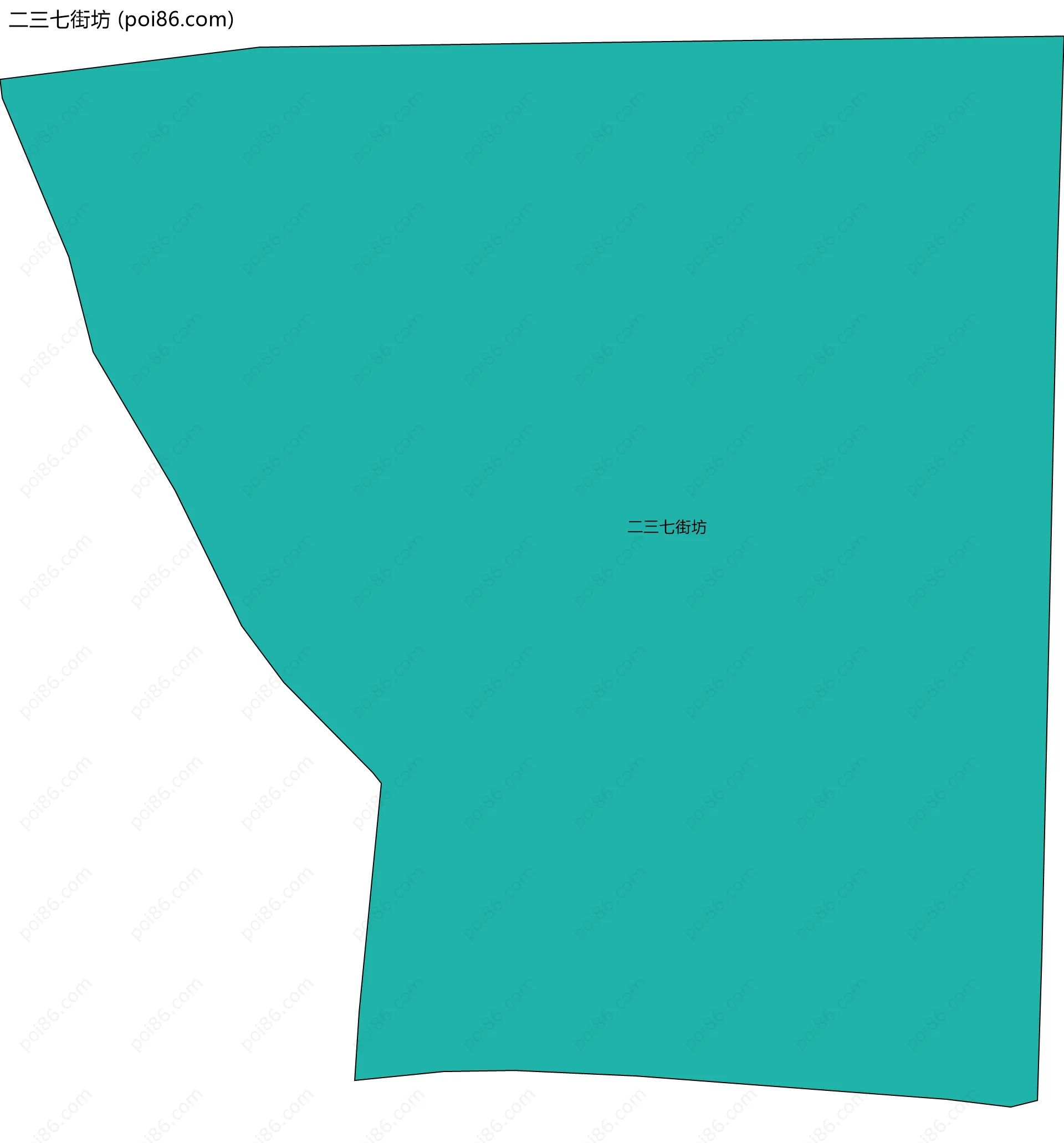 二三七街坊边界地图