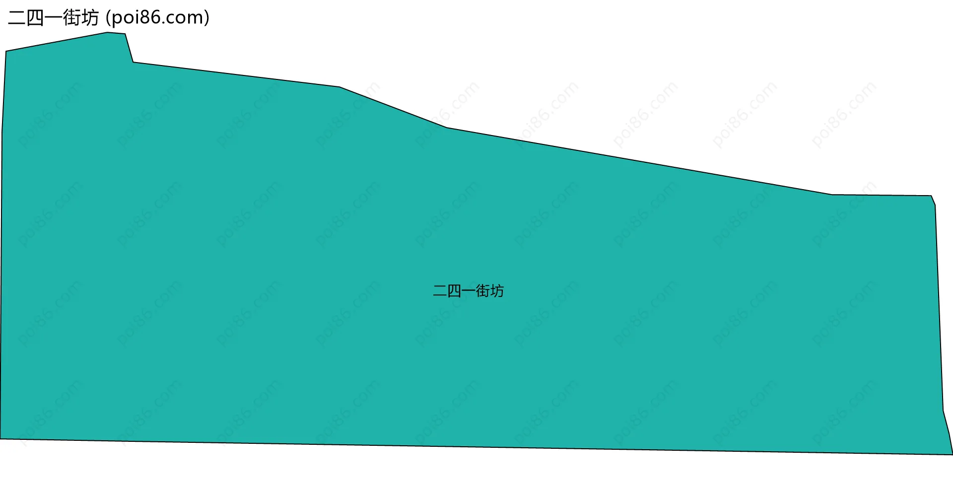 二四一街坊边界地图