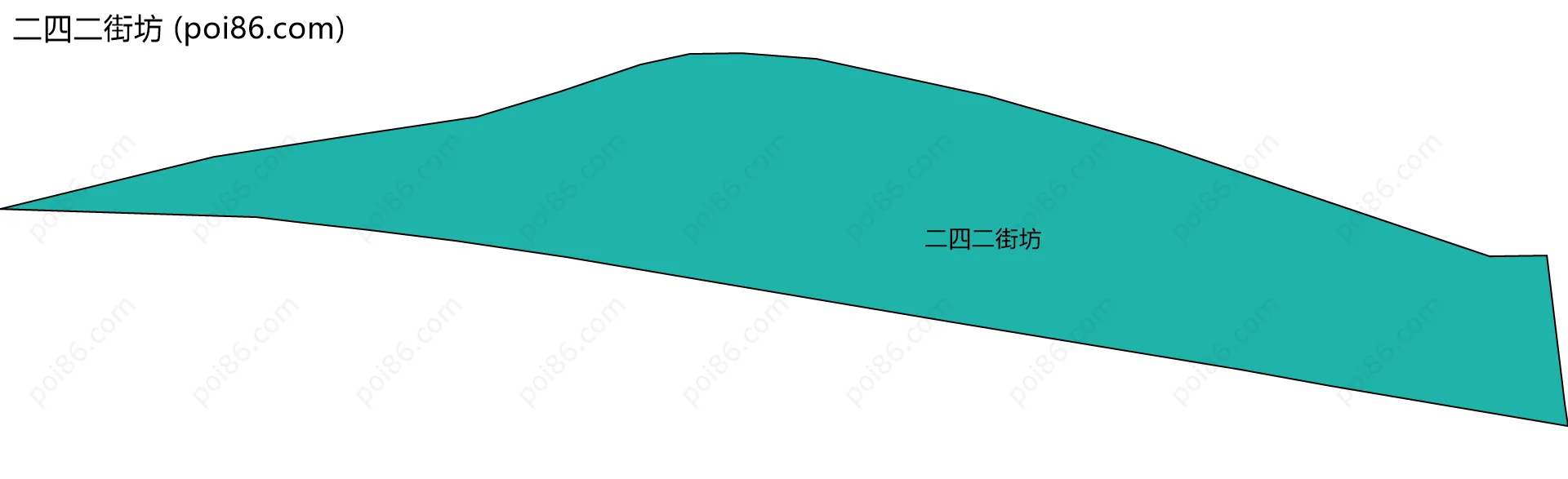 二四二街坊边界地图