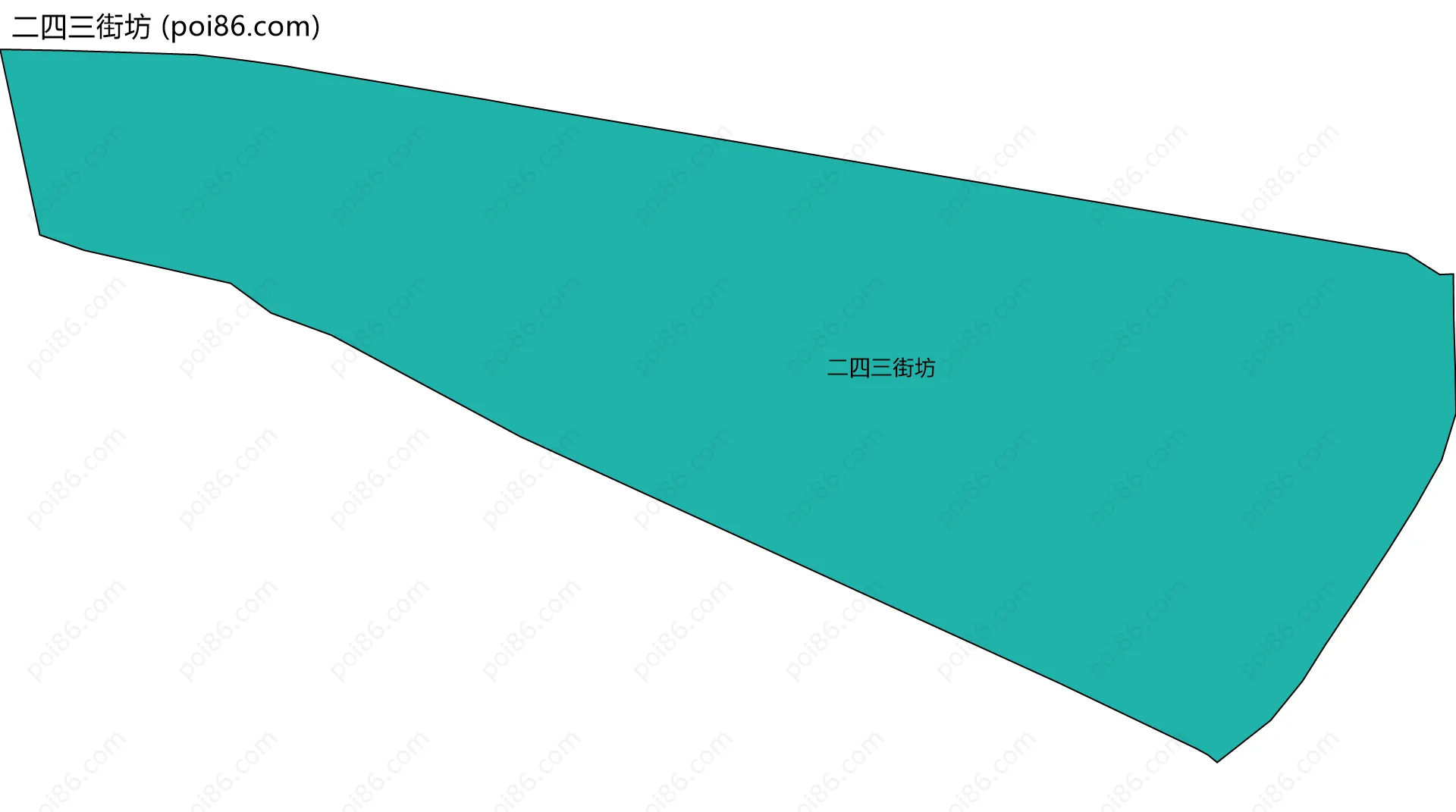 二四三街坊边界地图