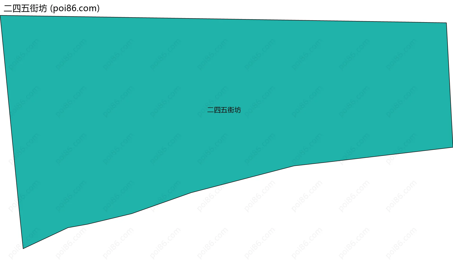 二四五街坊边界地图