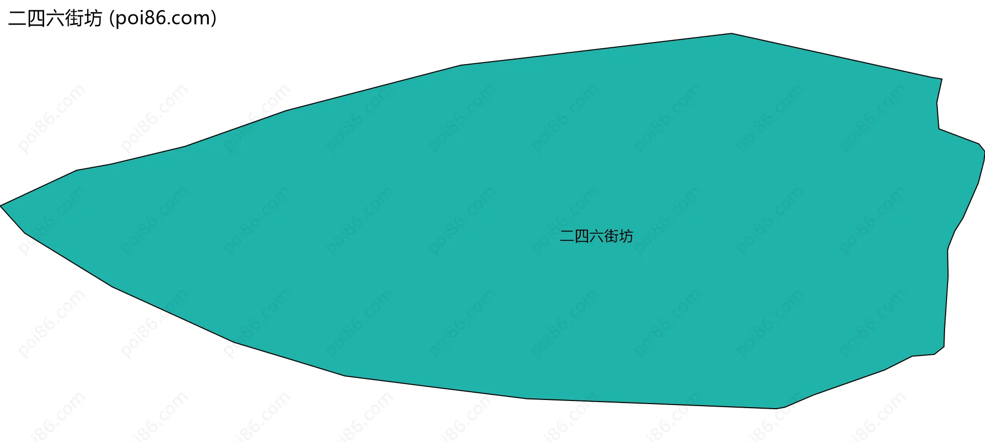 二四六街坊边界地图