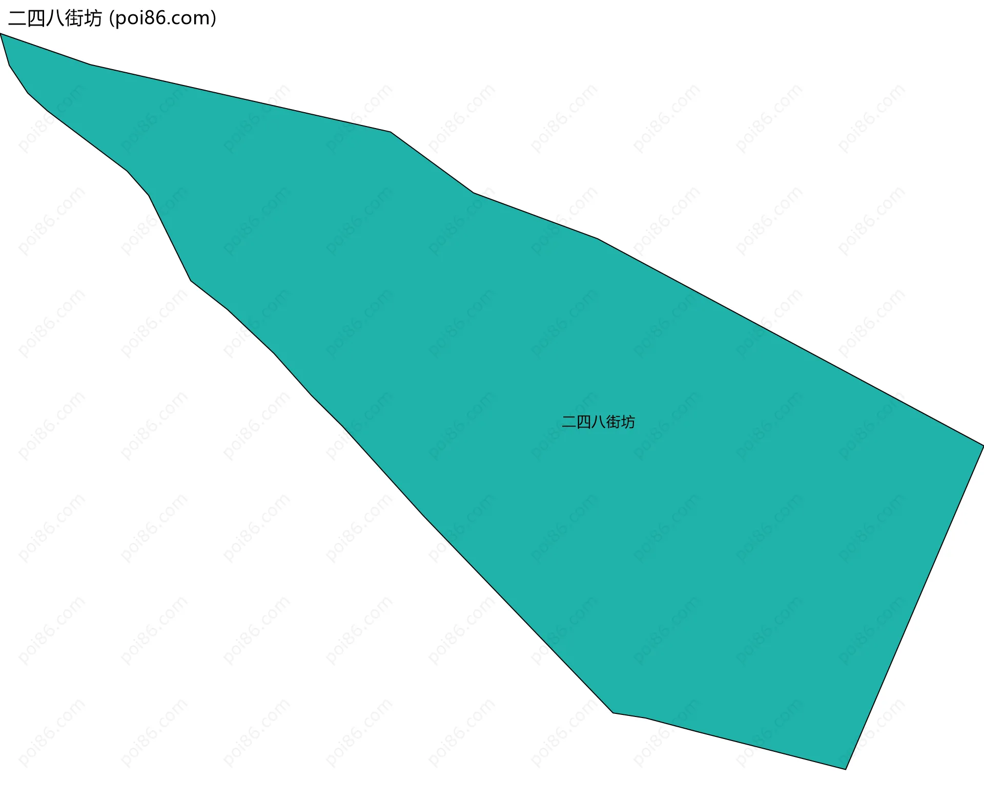 二四八街坊边界地图